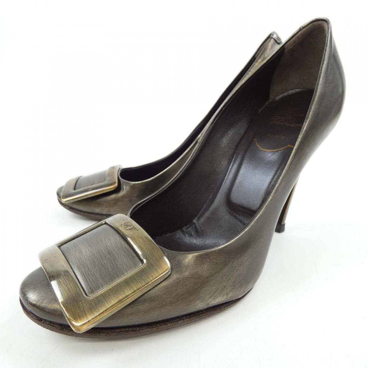 Roger Vivier Roger Vivier Roger Vivier Leather Pumps Leather Shoes DUTY FREE for USA Size ONE SIZE - 3 Thumbnail