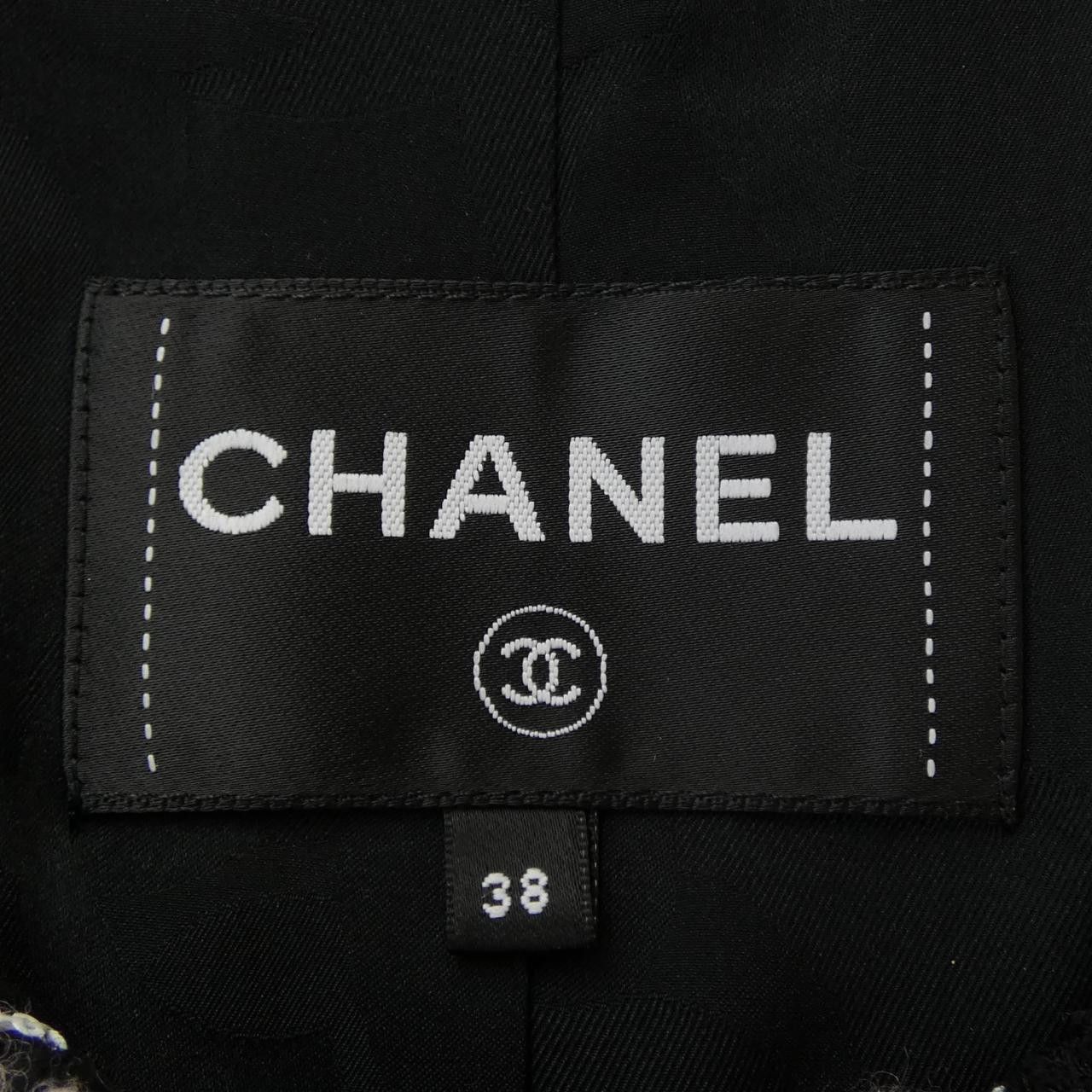 Chanel Chanel Chanel LOOK12 Collarless Jacket Textile Outerwear P80405V72615 DUTY FREE for USA Size ONE SIZE - 5 Thumbnail