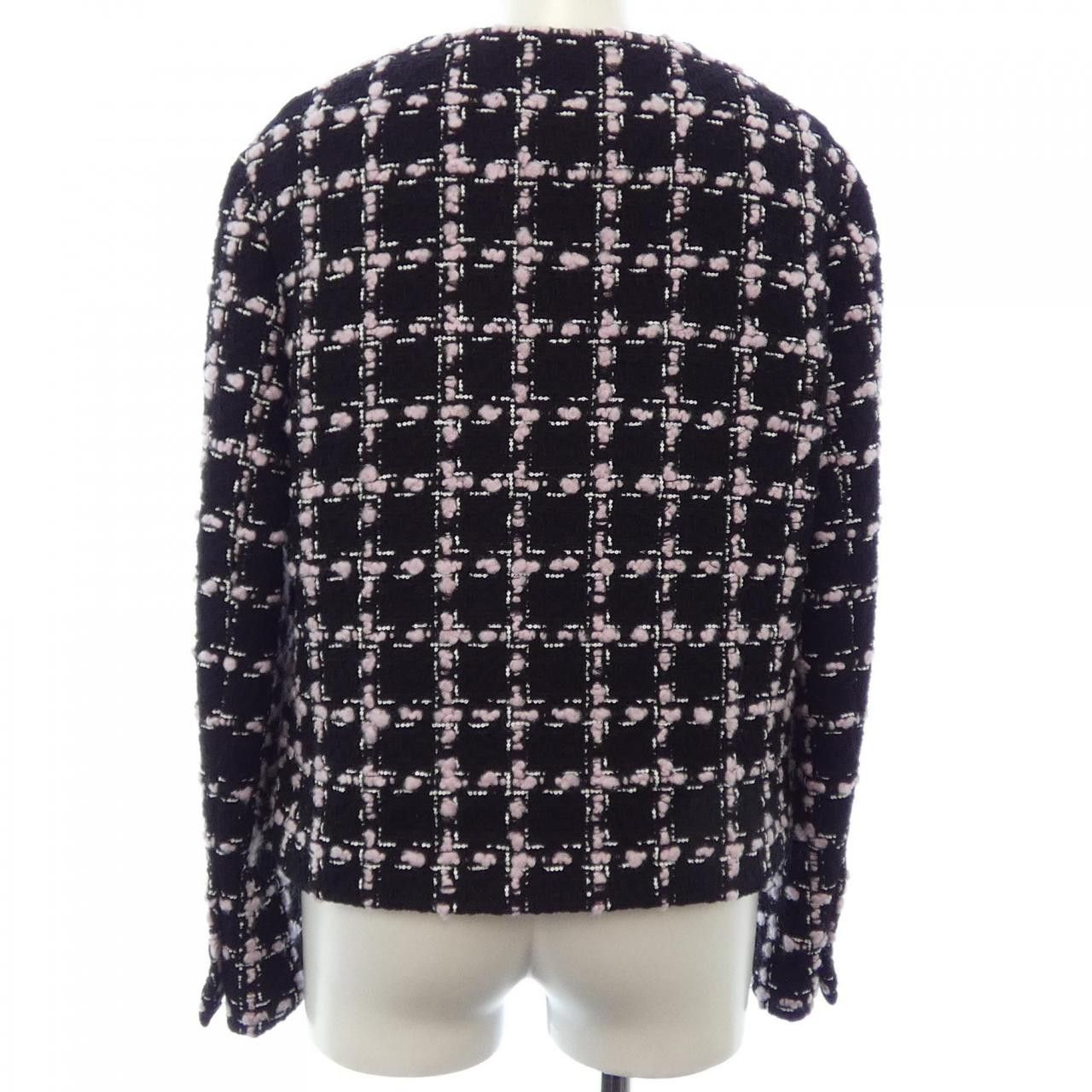 Chanel Chanel Chanel LOOK12 Collarless Jacket Textile Outerwear P80405V72615 DUTY FREE for USA Size ONE SIZE - 2 Thumbnail