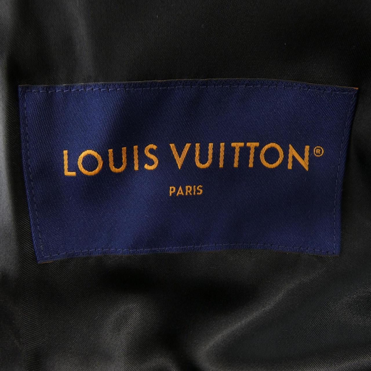Louis Vuitton Louis Vuitton Louis Vuitton Cashmere Calfskin Blouson Leather Outerwear HRL83EBQV DUTY FREE for USA Size ONE SIZE - 4 Thumbnail