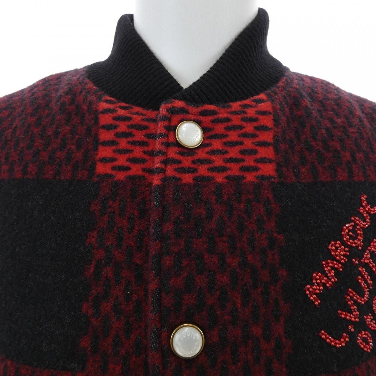 Louis Vuitton Louis Vuitton Louis Vuitton Cashmere Calfskin Blouson Leather Outerwear HRL83EBQV DUTY FREE for USA Size ONE SIZE - 5 Thumbnail