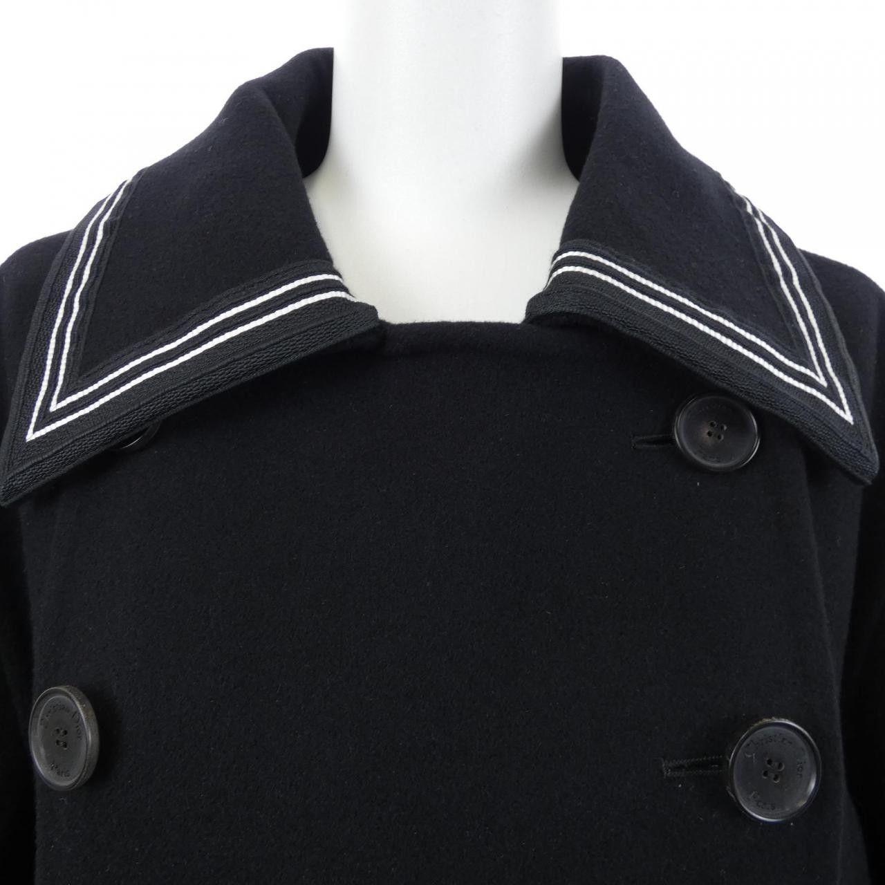 Dior Dior Christian Dior Double Breasted Wool Coat Jacket Textile Outerwear 610C58A1116 DUTY FREE for USA Size ONE SIZE - 5 Thumbnail