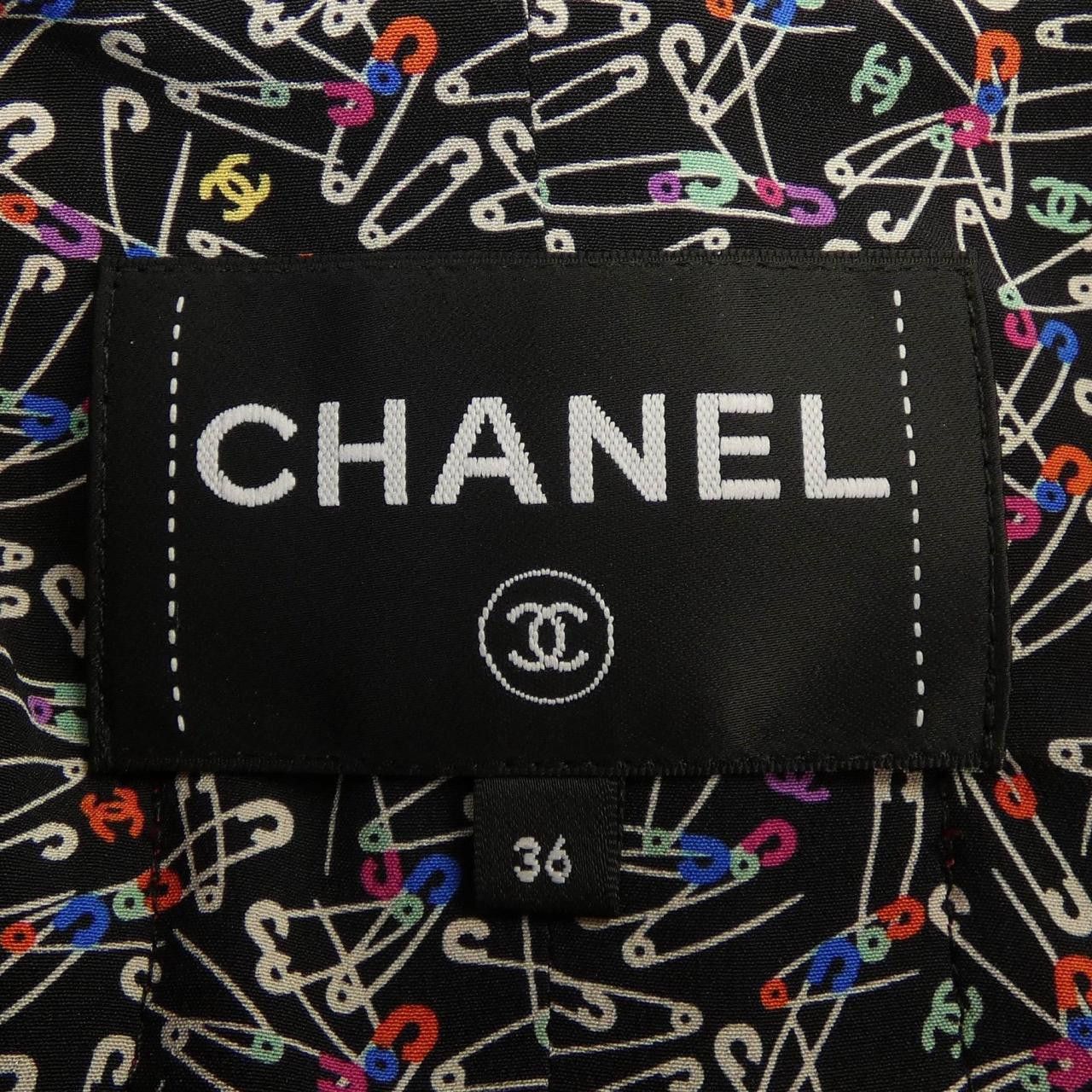 Chanel Chanel Chanel LOOK2 Collarless Jacket Textile Outerwear P77692V60404 DUTY FREE for USA Size ONE SIZE - 5 Thumbnail