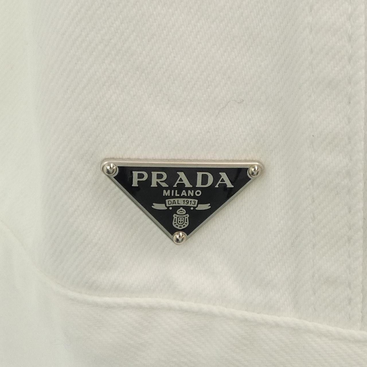 Prada Prada Prada Denim Jacket Textile Outerwear GEB227S23112PA DUTY FREE for USA Size ONE SIZE - 7 Thumbnail