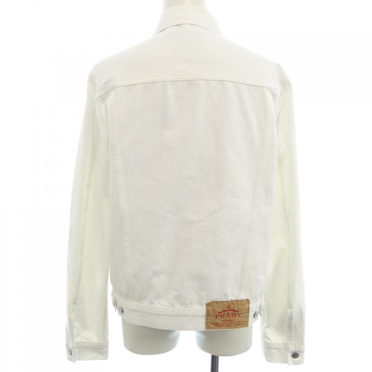 Prada Prada Prada Denim Jacket Textile Outerwear GEB227S23112PA DUTY FREE for USA Size ONE SIZE - 2 Thumbnail