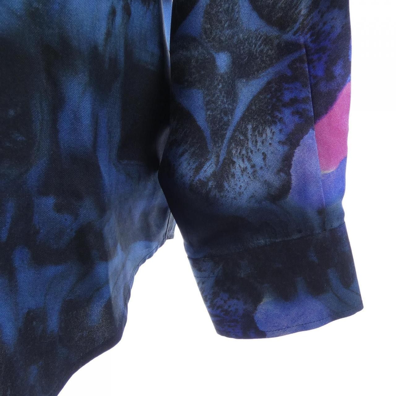 Louis Vuitton Louis Vuitton Louis Vuitton Salt Print Silk Shirt Textile Dress Shirt HLS17WDR1 DUTY FREE for USA Size ONE SIZE - 6 Thumbnail