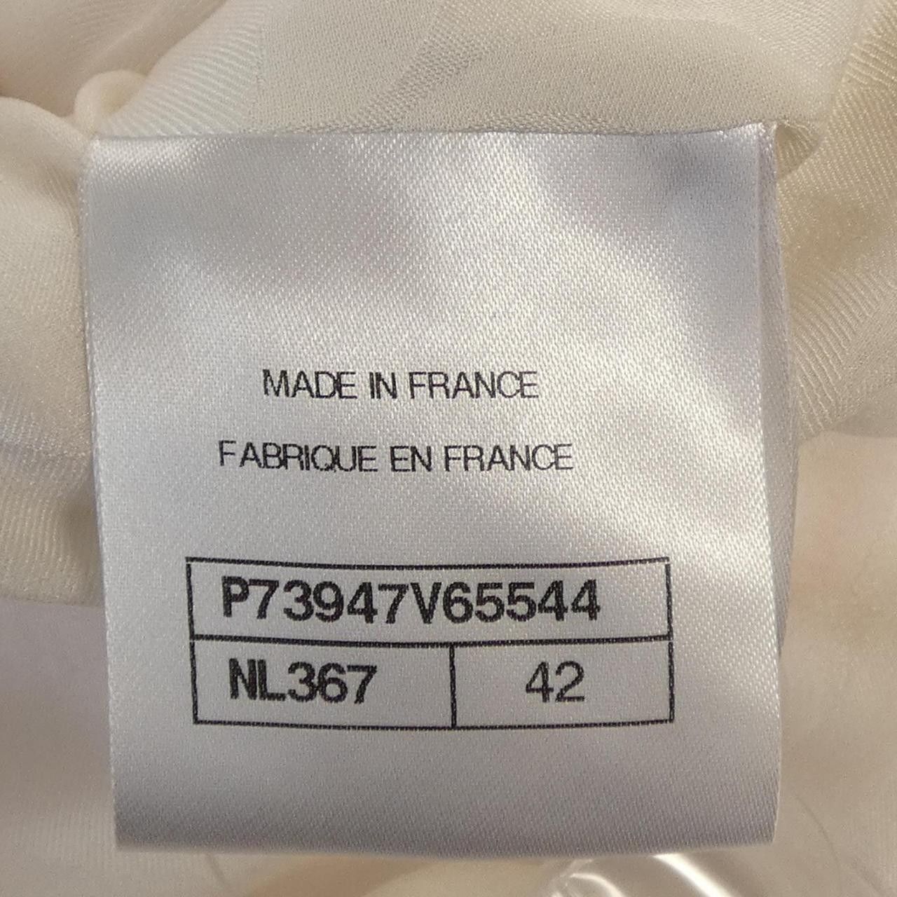 Chanel Chanel Chanel LOOK38 Collarless Jacket Textile Outerwear P73947V65544 DUTY FREE for USA Size ONE SIZE - 4 Thumbnail