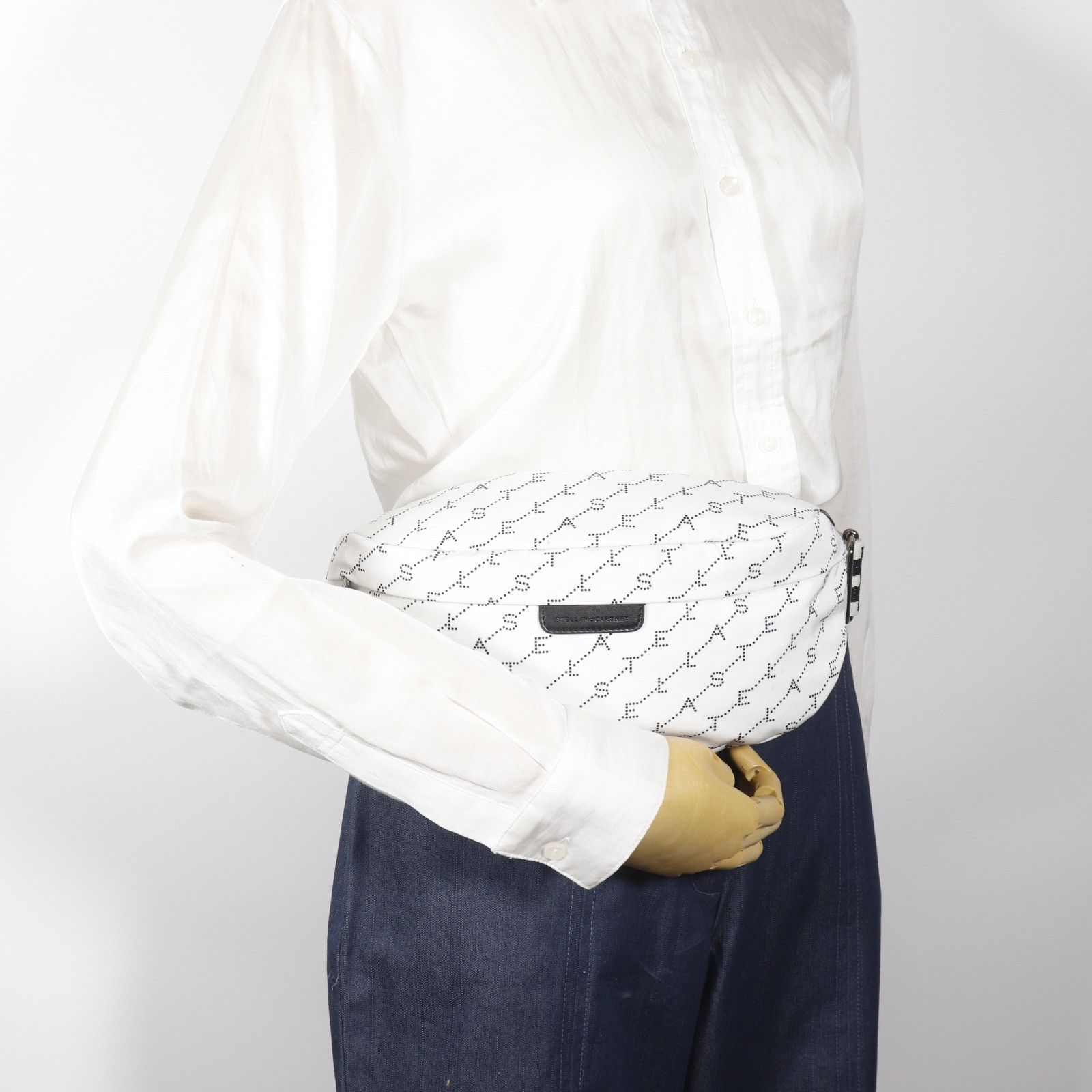 Stella McCartney Stella Mccartney Stella McCartney Nylon Canvas Waist Bag Textile Belt Bag 570173W8538 DUTY FREE for USA Size ONE SIZE - 18 Thumbnail