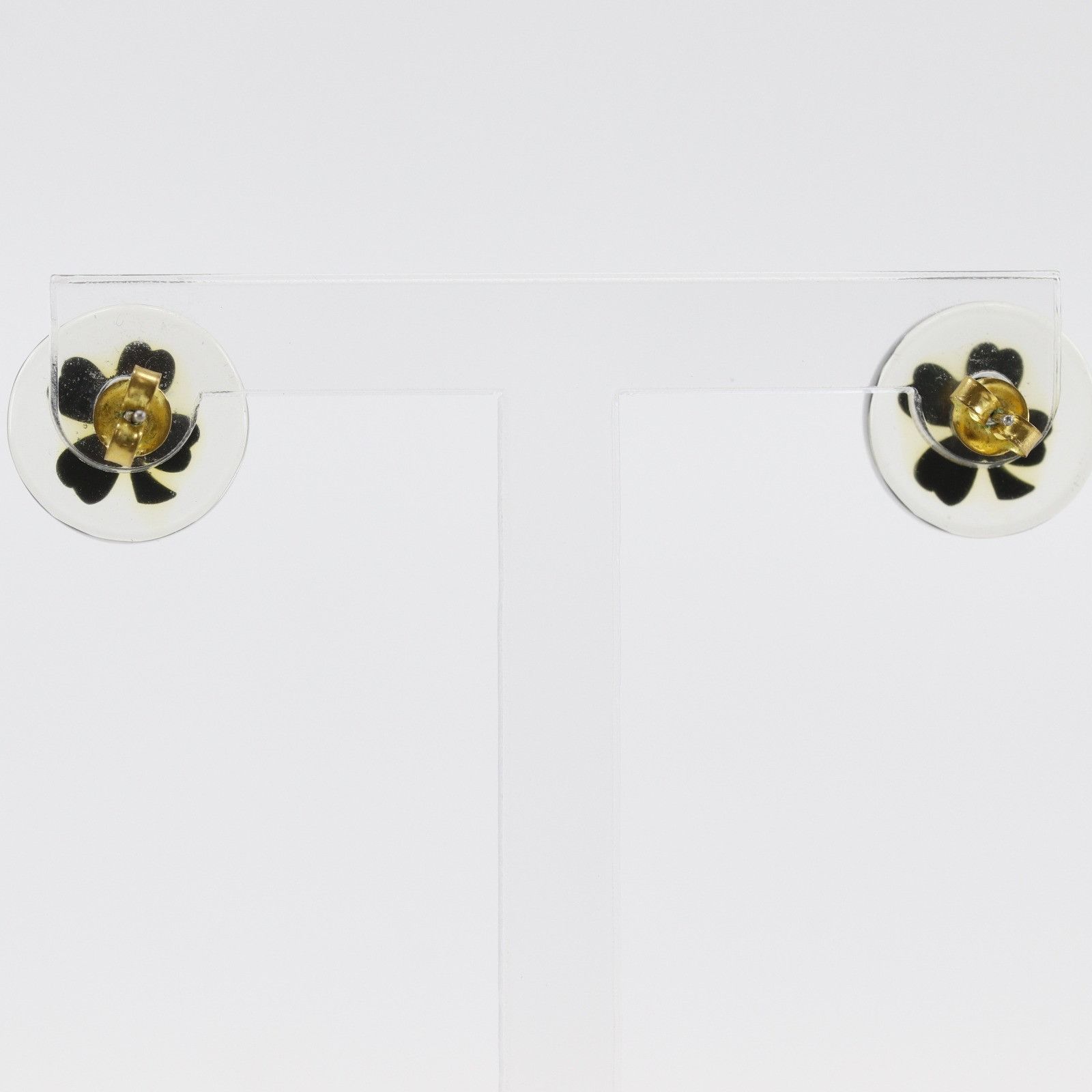 Chanel Chanel Chanel Clover Coco Mark Earrings Plastic / Synthetic Earrings DUTY FREE for USA Size ONE SIZE - 3 Thumbnail