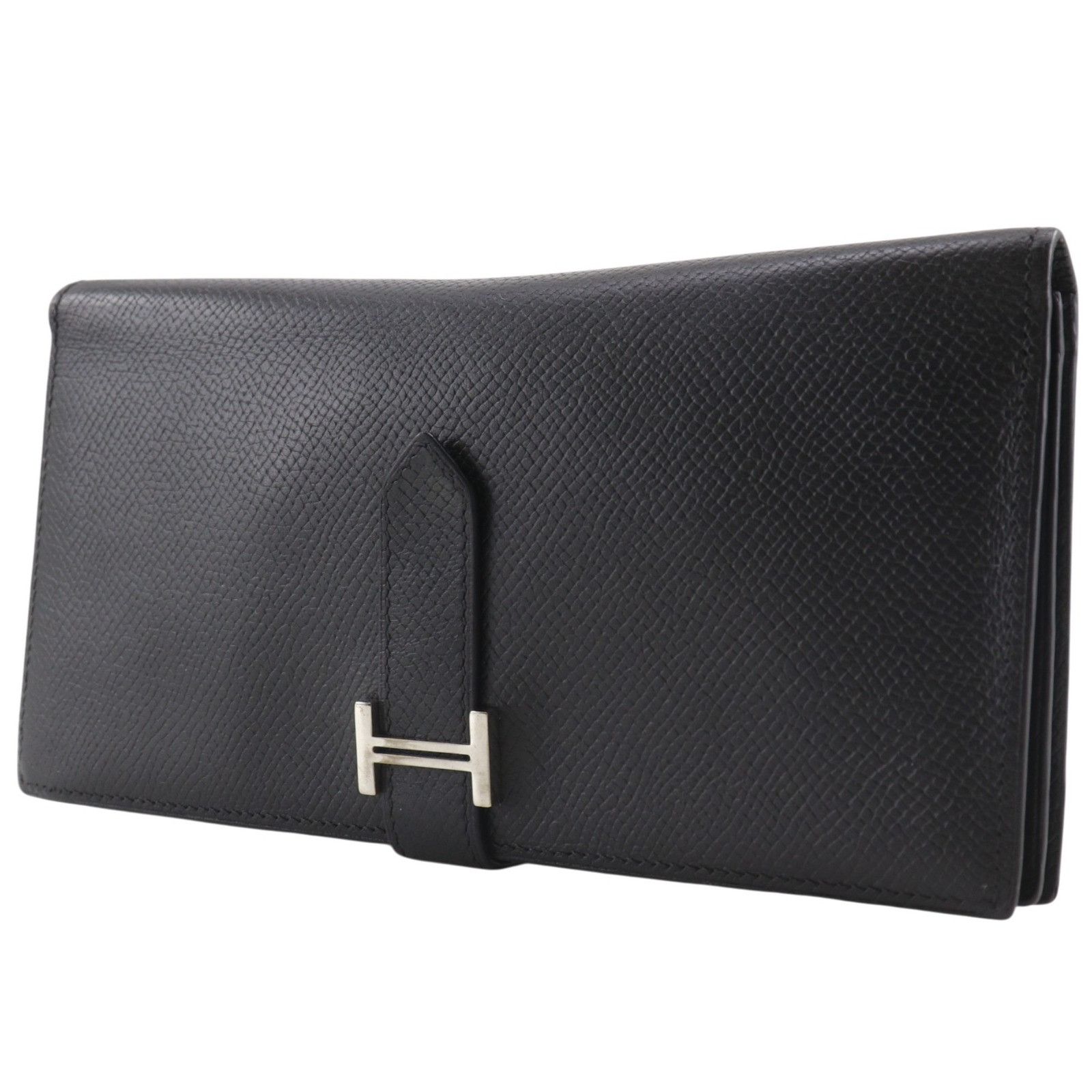 Hermes Hermes Hermes Bearn Soufflet Epsom Long Wallet Leather Long Wallet Stamp K (2007) DUTY FREE for USA Size ONE SIZE - 2 Thumbnail