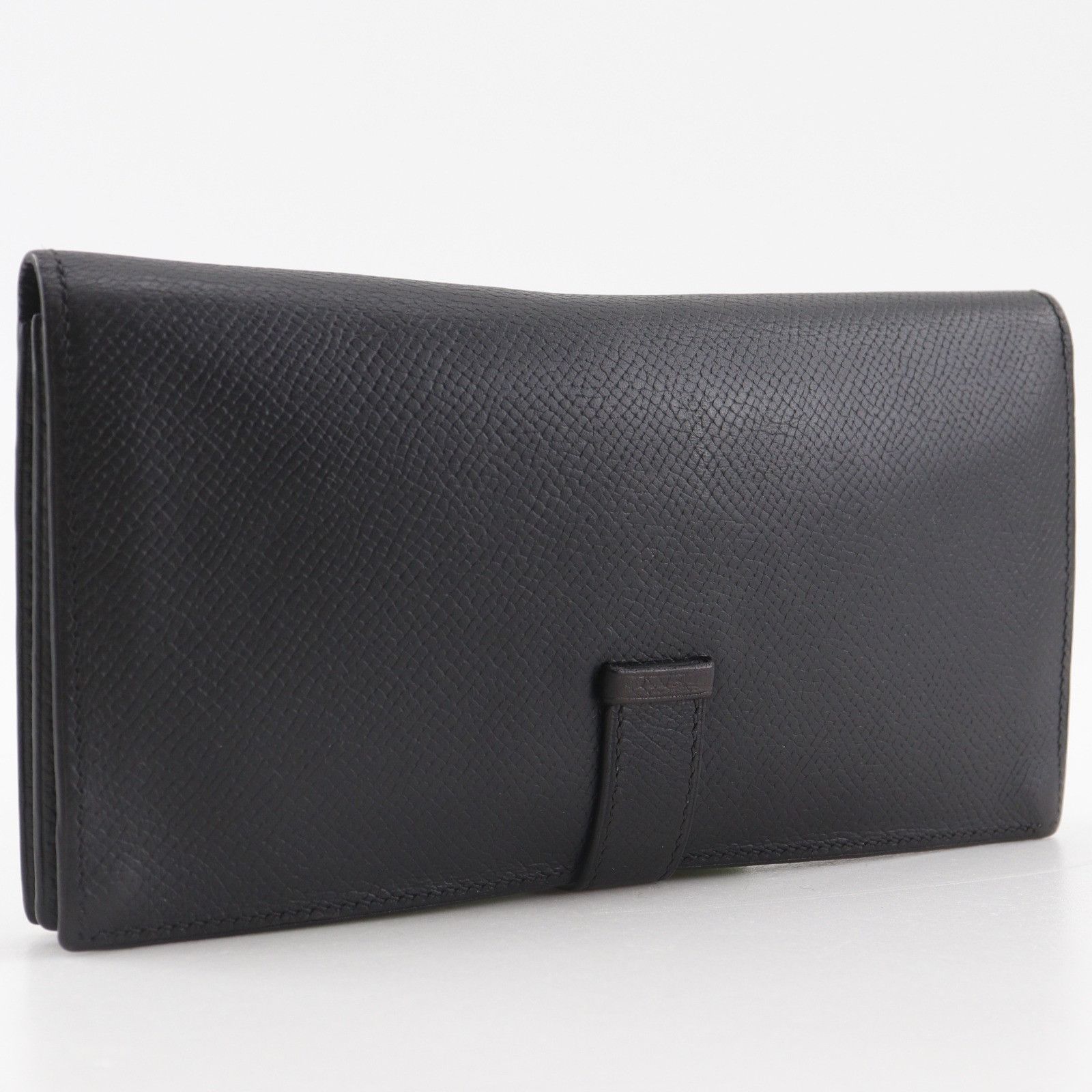 Hermes Hermes Hermes Bearn Soufflet Epsom Long Wallet Leather Long Wallet Stamp K (2007) DUTY FREE for USA Size ONE SIZE - 3 Thumbnail