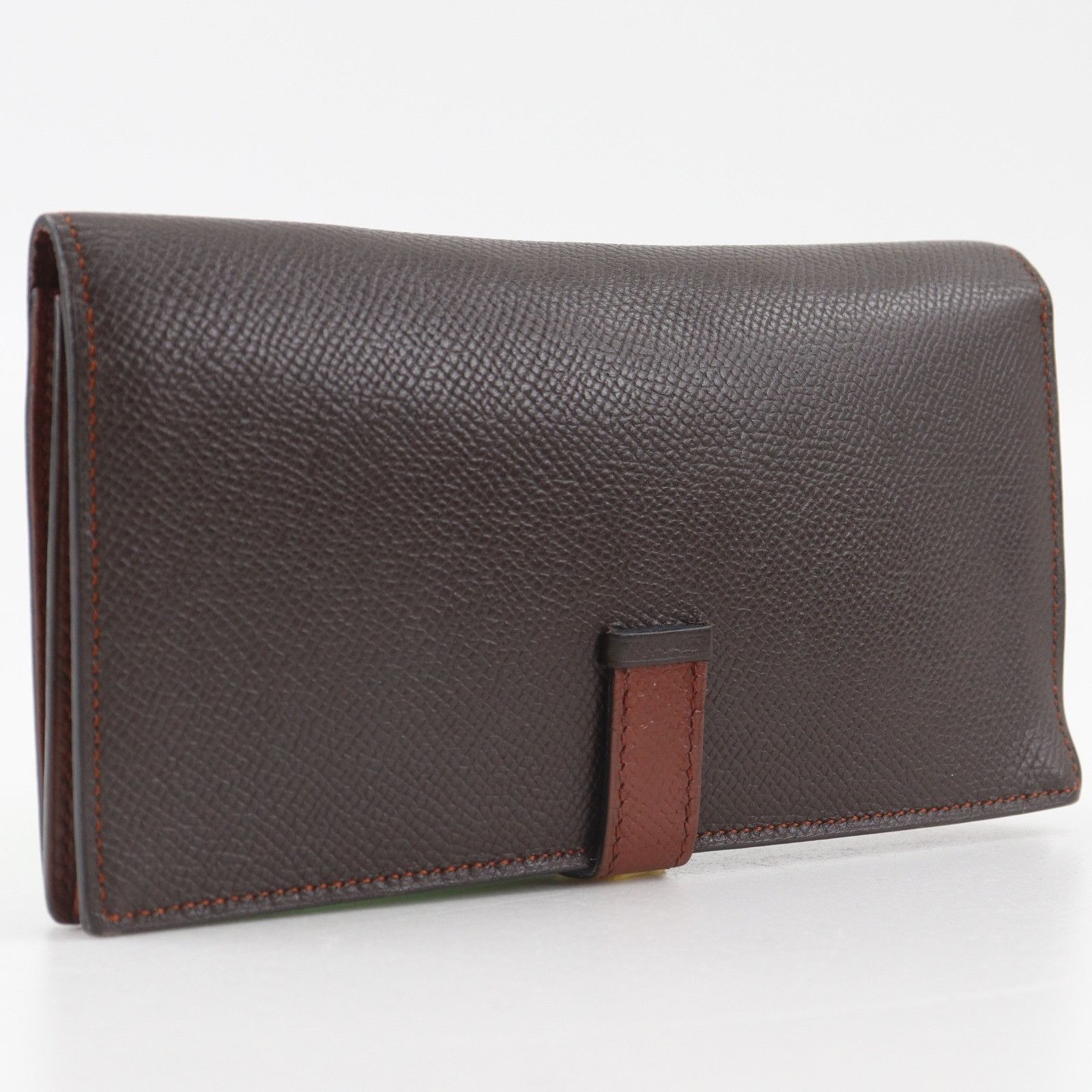 Hermes Hermes Hermes Bearn Soufflet Long Wallet Veau Epsom Leather Long Wallet Stamp M (2009) DUTY FREE for USA Size ONE SIZE - 3 Thumbnail