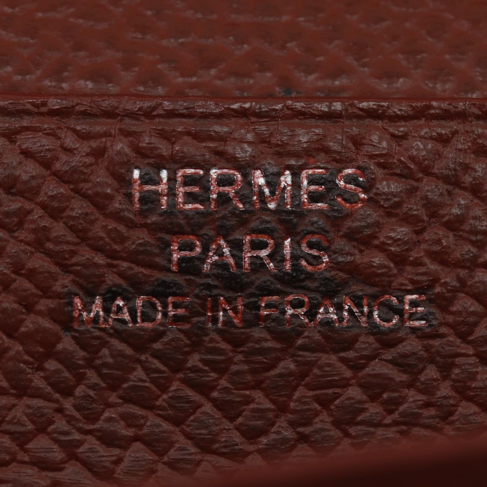 Hermes Hermes Hermes Bearn Soufflet Long Wallet Veau Epsom Leather Long Wallet Stamp M (2009) DUTY FREE for USA Size ONE SIZE - 15 Thumbnail
