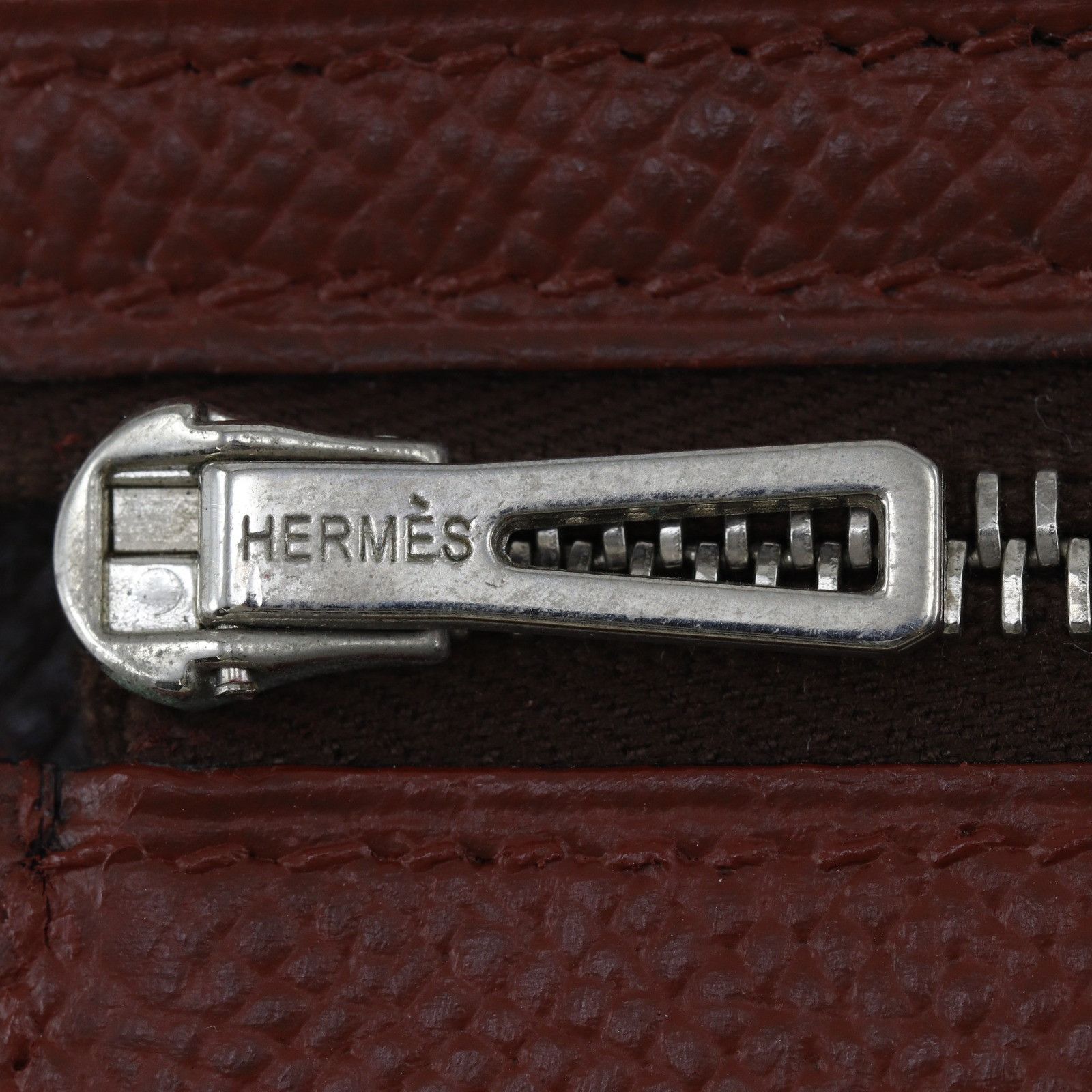 Hermes Hermes Hermes Bearn Soufflet Long Wallet Veau Epsom Leather Long Wallet Stamp M (2009) DUTY FREE for USA Size ONE SIZE - 8 Thumbnail