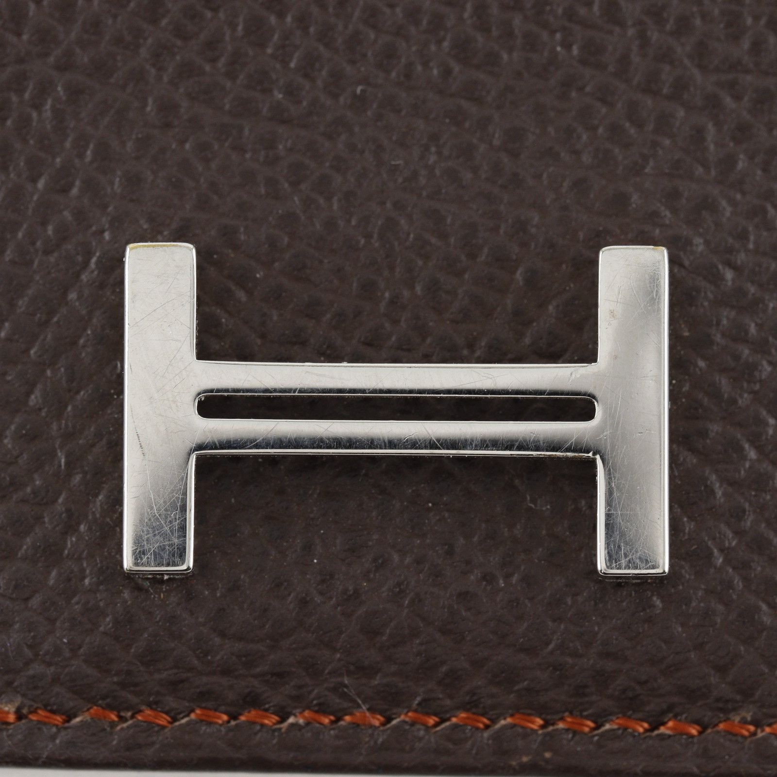 Hermes Hermes Hermes Bearn Soufflet Long Wallet Veau Epsom Leather Long Wallet Stamp M (2009) DUTY FREE for USA Size ONE SIZE - 16 Thumbnail