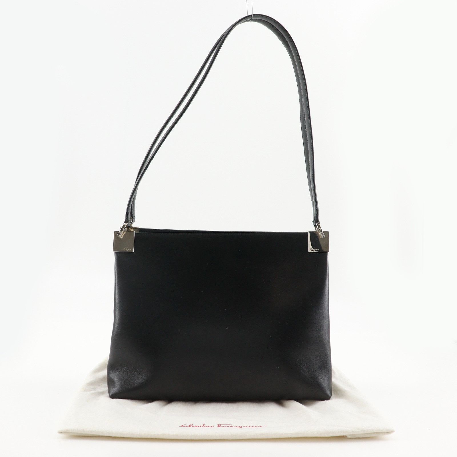 Salvatore Ferragamo Salvatore Ferragamo Salvatore Ferragamo Gancini Leather Tote Bag Leather Tote Bag EF-21 9641 DUTY FREE for USA Size ONE SIZE - 20 Thumbnail