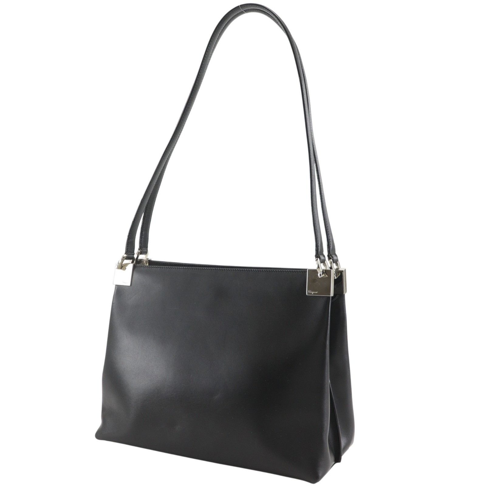 Salvatore Ferragamo Salvatore Ferragamo Salvatore Ferragamo Gancini Leather Tote Bag Leather Tote Bag EF-21 9641 DUTY FREE for USA Size ONE SIZE - 2 Thumbnail