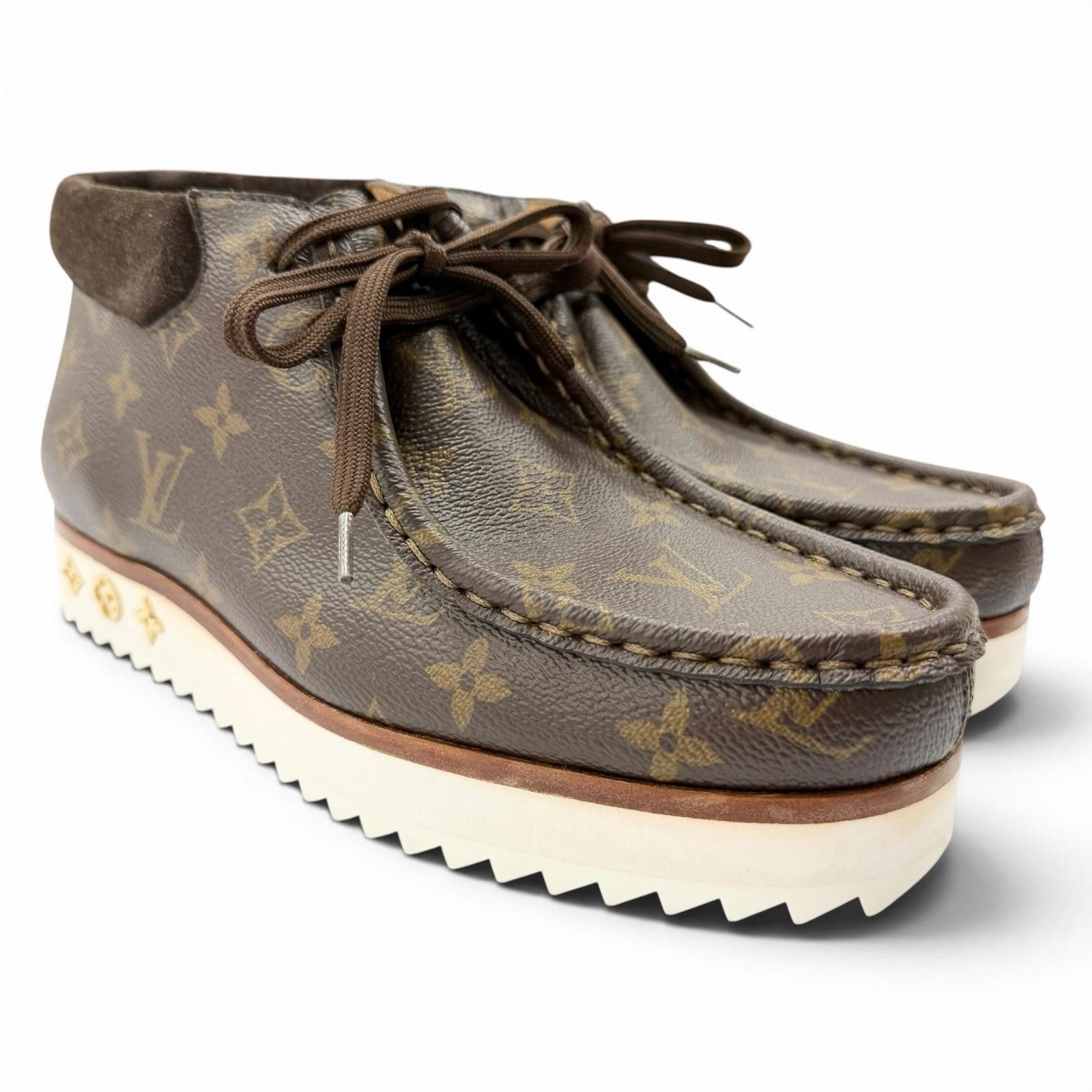 Louis Vuitton Louis Vuitton Louis Vuitton Monogram Ankle Boots Textile Shoes DUTY FREE for USA Size ONE SIZE - 2 Thumbnail