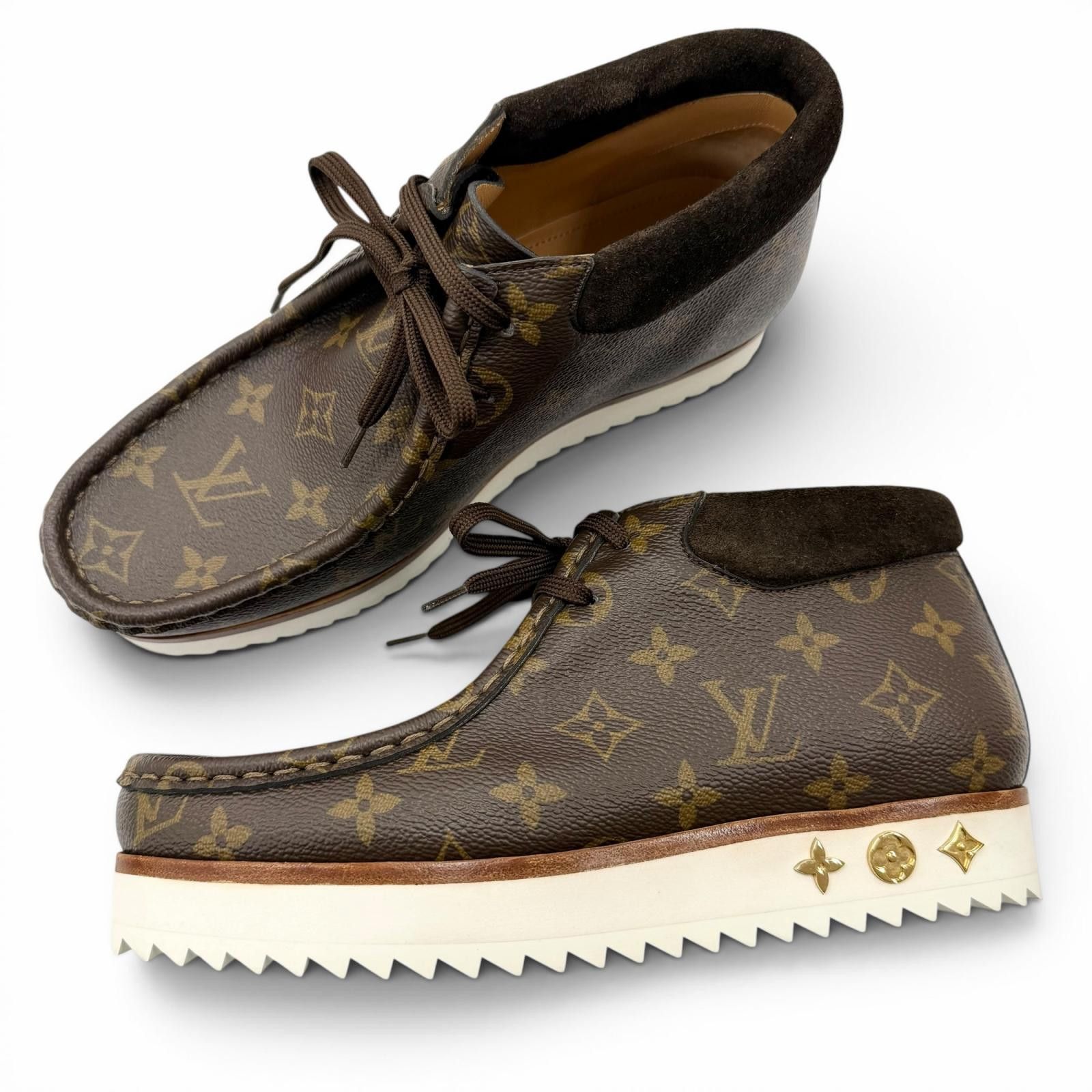Louis Vuitton Louis Vuitton Louis Vuitton Monogram Ankle Boots Textile Shoes DUTY FREE for USA Size ONE SIZE - 3 Thumbnail