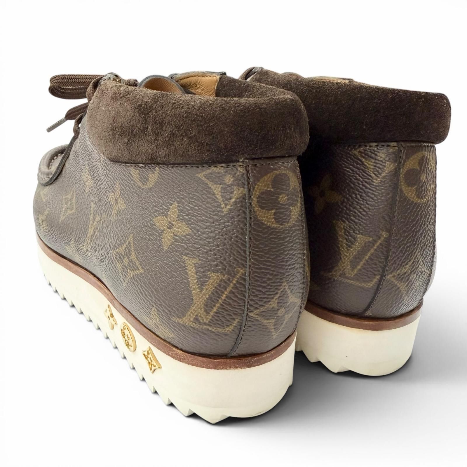 Louis Vuitton Louis Vuitton Louis Vuitton Monogram Ankle Boots Textile Shoes DUTY FREE for USA Size ONE SIZE - 5 Thumbnail
