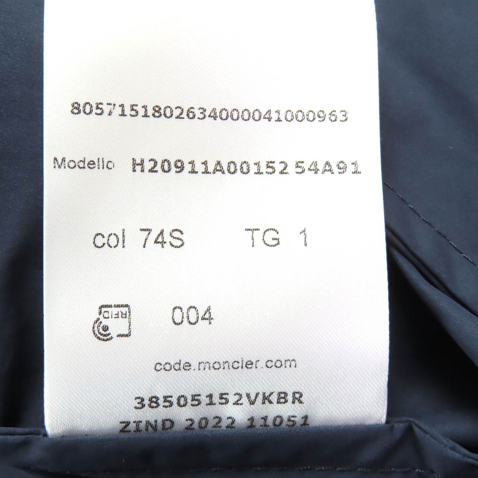 Moncler Moncler Moncler Fetuque Polyester Jacket Textile Outerwear DUTY FREE for USA Size ONE SIZE - 12 Thumbnail