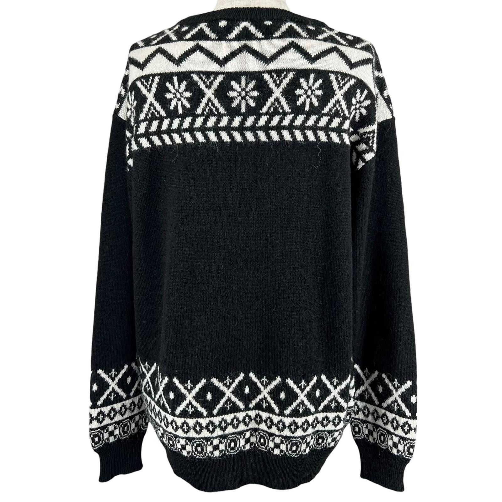 Moschino Moschino Moschino Knit Jacquard Teddy Bear Wool Blend Sweater Textile Tops DUTY FREE for USA Size ONE SIZE - 2 Thumbnail