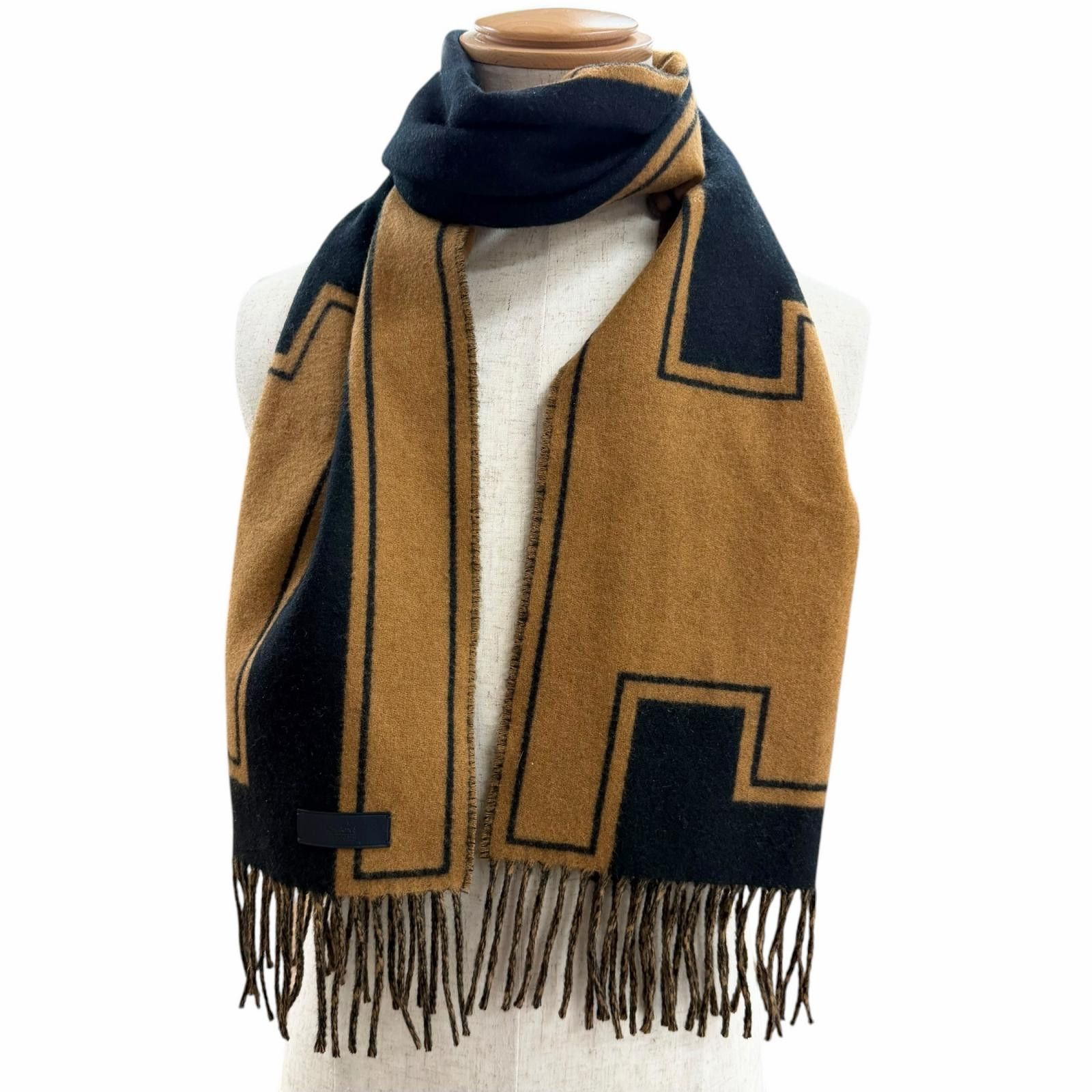 Hermes Hermes Hermes Cl de H Cashmere Scarf Textile Scarf DUTY FREE for USA Size ONE SIZE - 2 Thumbnail