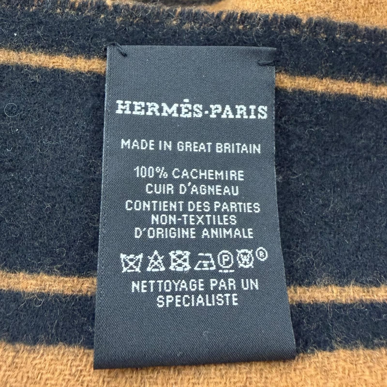 Hermes Hermes Hermes Cl de H Cashmere Scarf Textile Scarf DUTY FREE for USA Size ONE SIZE - 7 Thumbnail