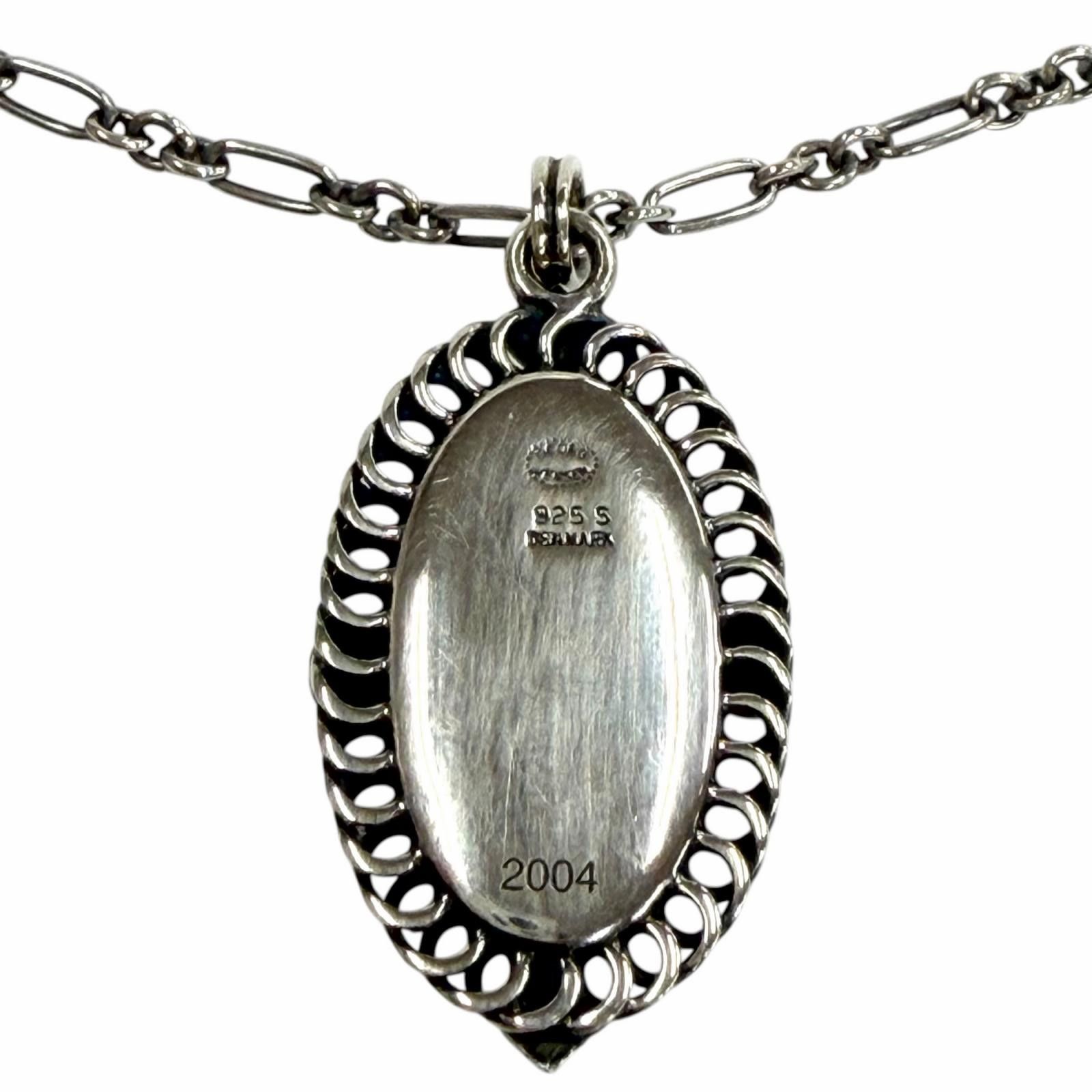 Other George Jensen Georg Jensen 925 Onyx Necklace Precious Metal Necklace DUTY FREE for USA Size ONE SIZE - 2 Thumbnail