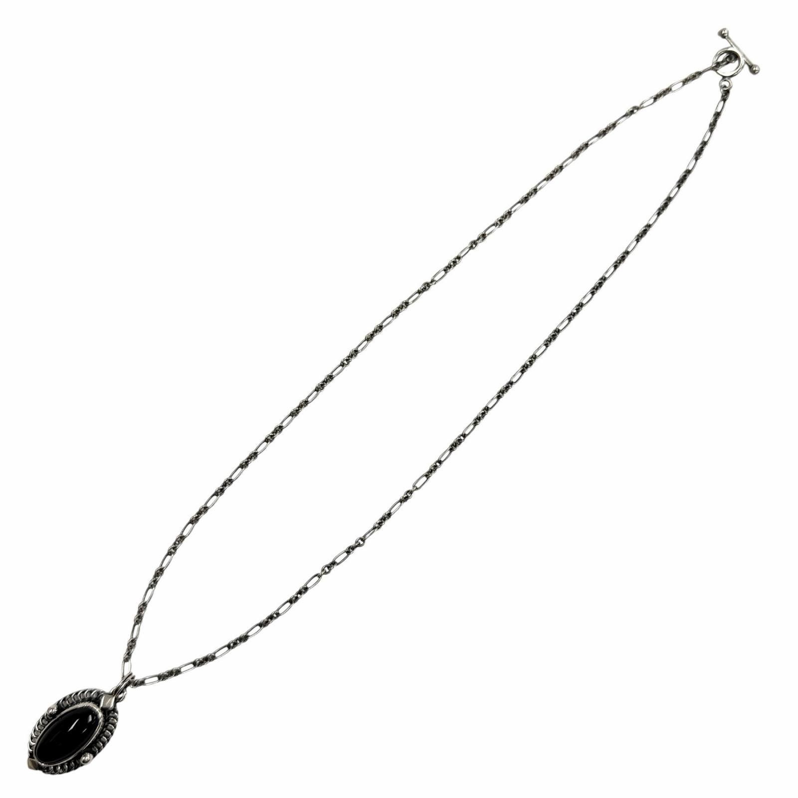 Other George Jensen Georg Jensen 925 Onyx Necklace Precious Metal Necklace DUTY FREE for USA Size ONE SIZE - 4 Thumbnail