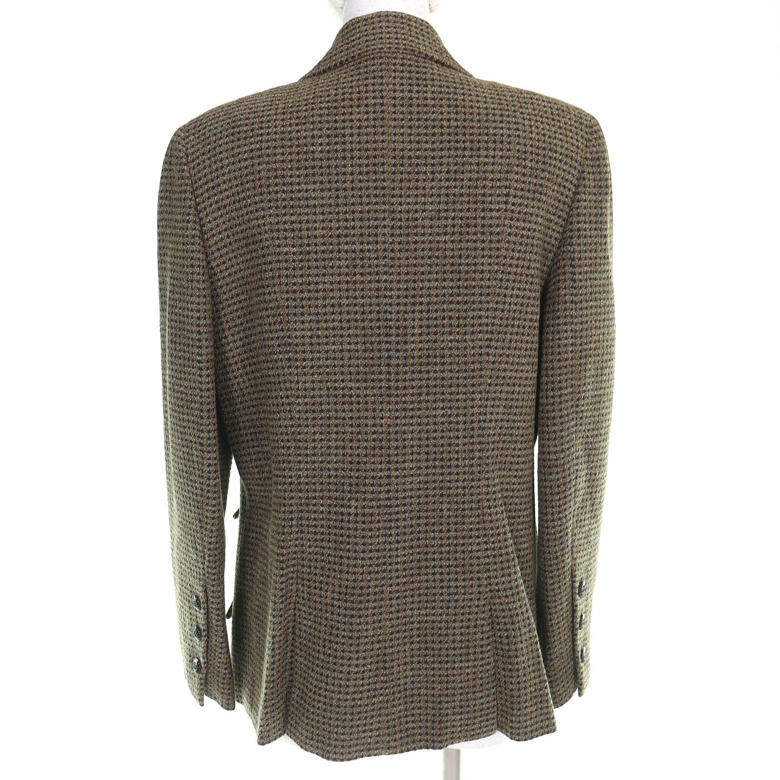 Chanel Chanel Chanel Wool Tweed Double Breasted Jacket Textile Outerwear P09585 DUTY FREE for USA Size ONE SIZE - 3 Thumbnail