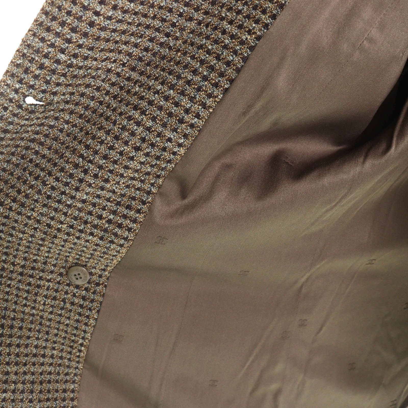Chanel Chanel Chanel Wool Tweed Double Breasted Jacket Textile Outerwear P09585 DUTY FREE for USA Size ONE SIZE - 5 Thumbnail