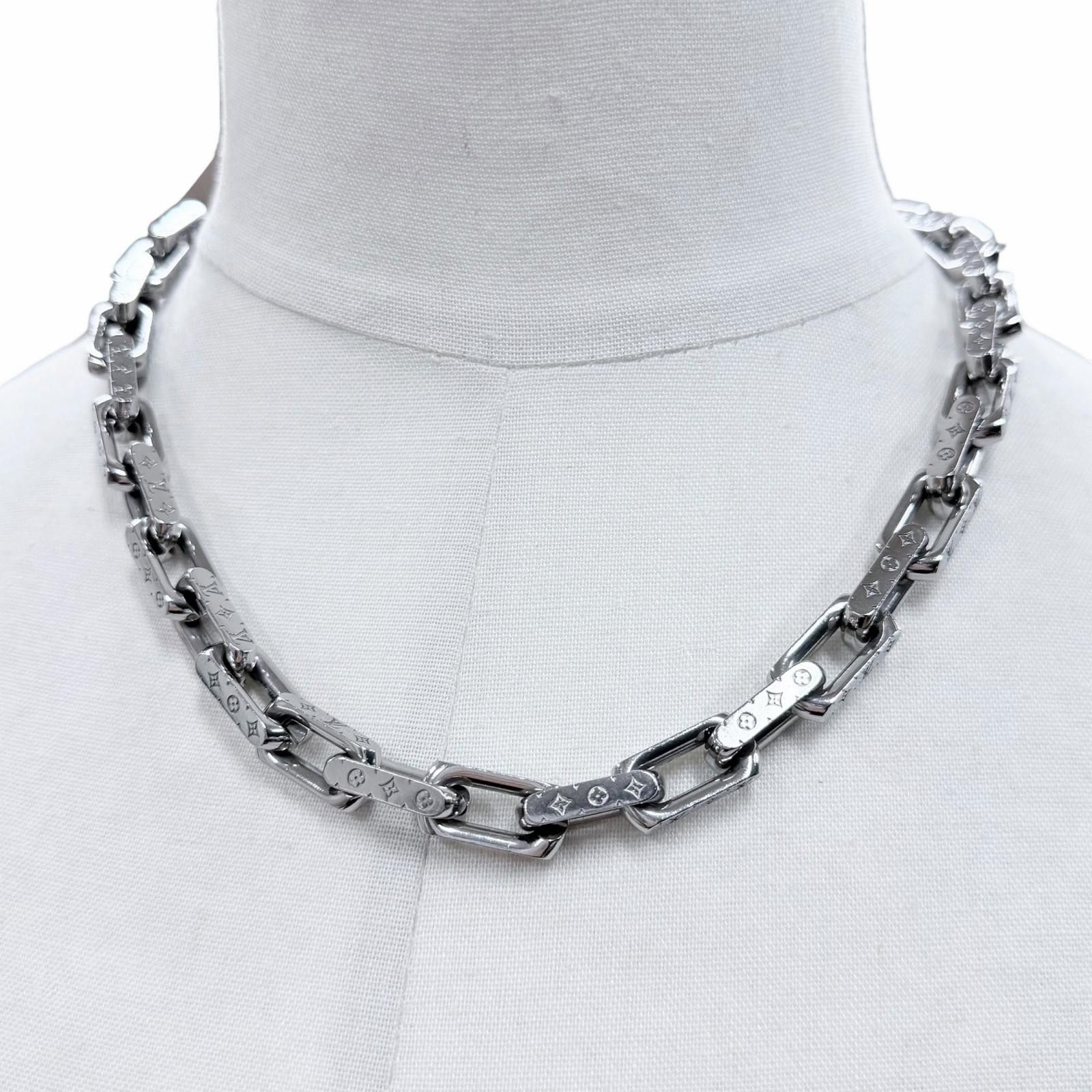 Louis Vuitton Louis Vuitton Louis Vuitton Monogram Necklace Precious Metal Necklace M00307 DUTY FREE for USA Size ONE SIZE - 3 Thumbnail