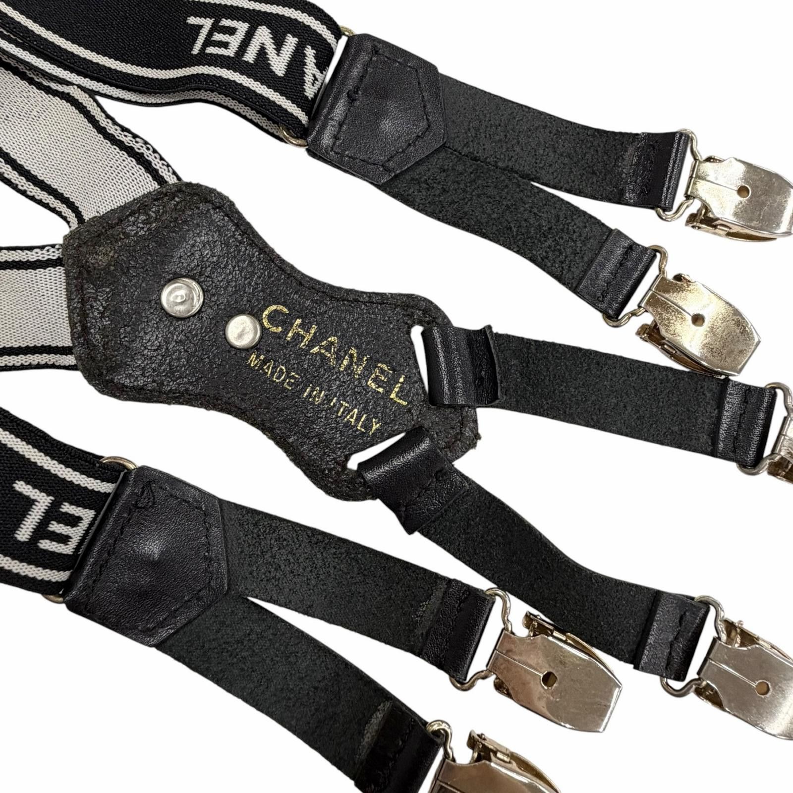 Chanel Chanel Chanel Leather Suspenders Leather Other DUTY FREE for USA Size ONE SIZE - 9 Thumbnail