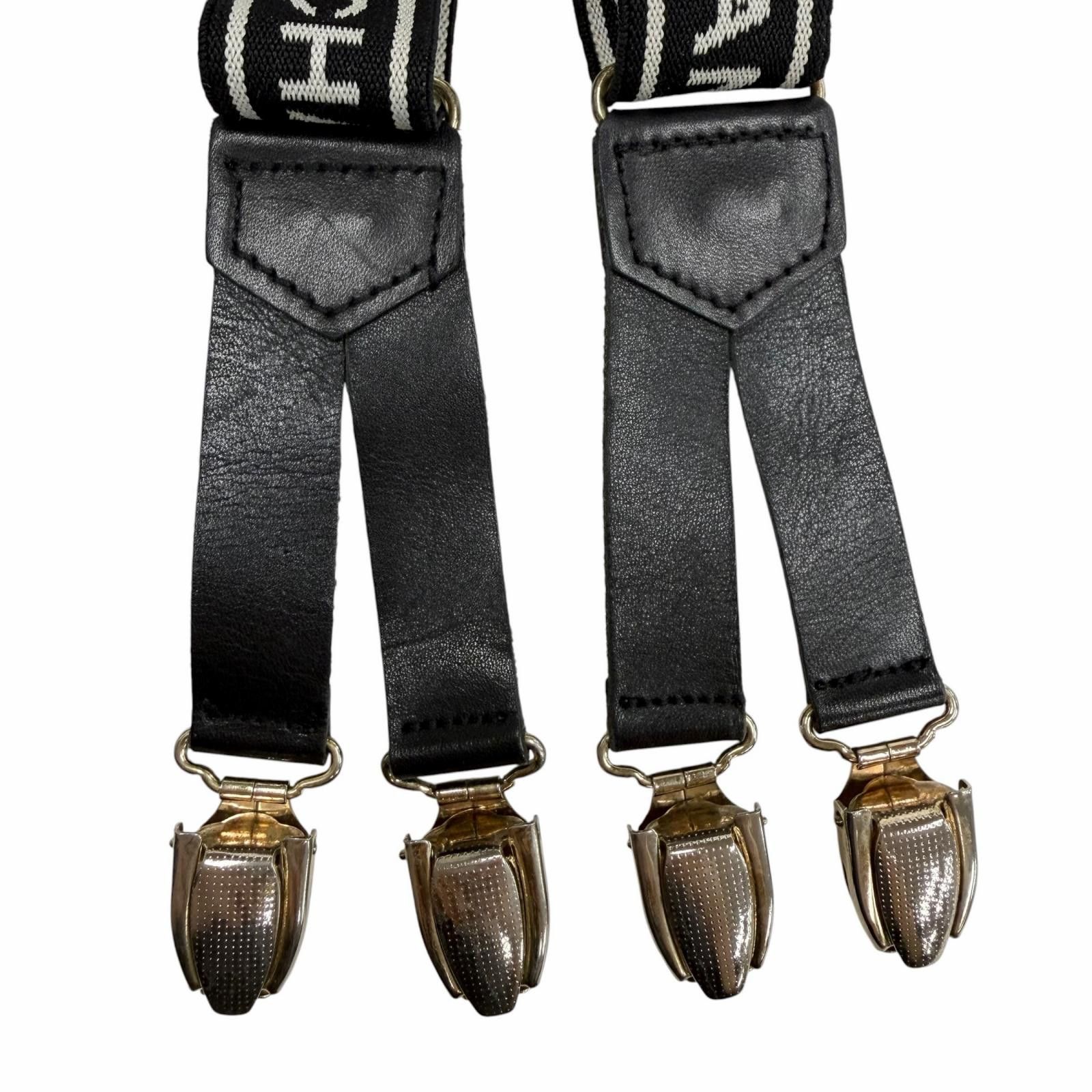 Chanel Chanel Chanel Leather Suspenders Leather Other DUTY FREE for USA Size ONE SIZE - 6 Thumbnail