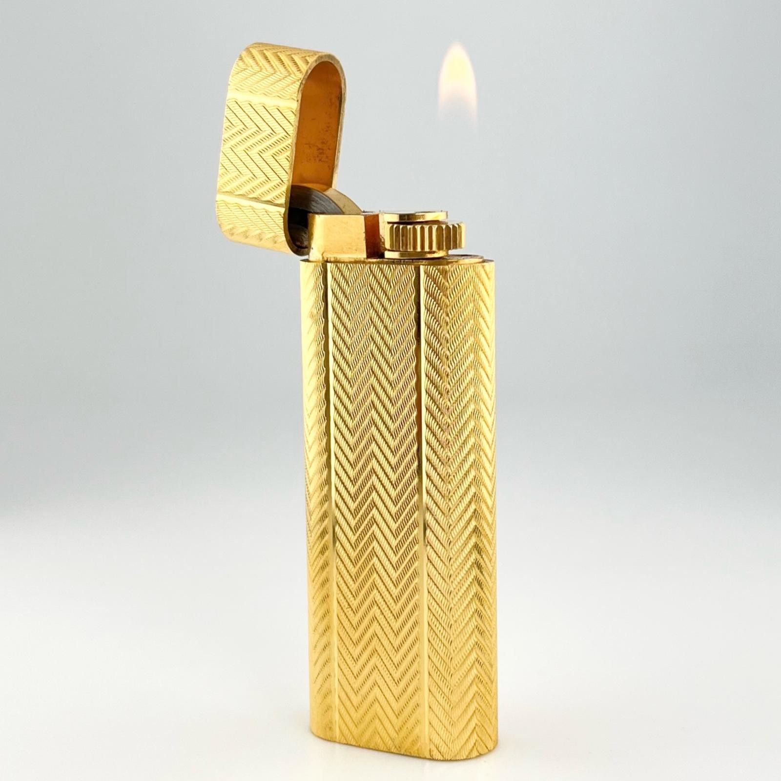 Cartier Cartier Cartier Engraved Lighter Metal Lighter DUTY FREE for USA Size ONE SIZE - 4 Thumbnail
