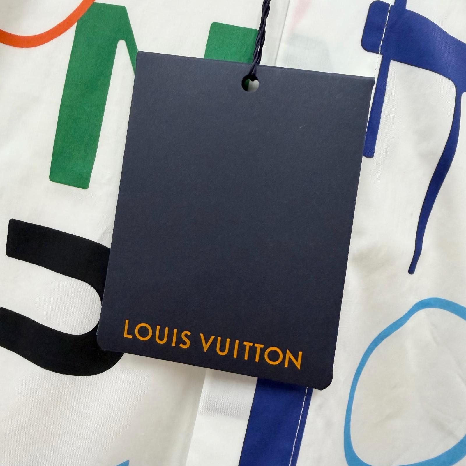 Louis Vuitton Louis Vuitton Louis Vuitton LVSE Electric DNA Cotton Shirt Textile Tops DUTY FREE for USA Size ONE SIZE - 11 Thumbnail