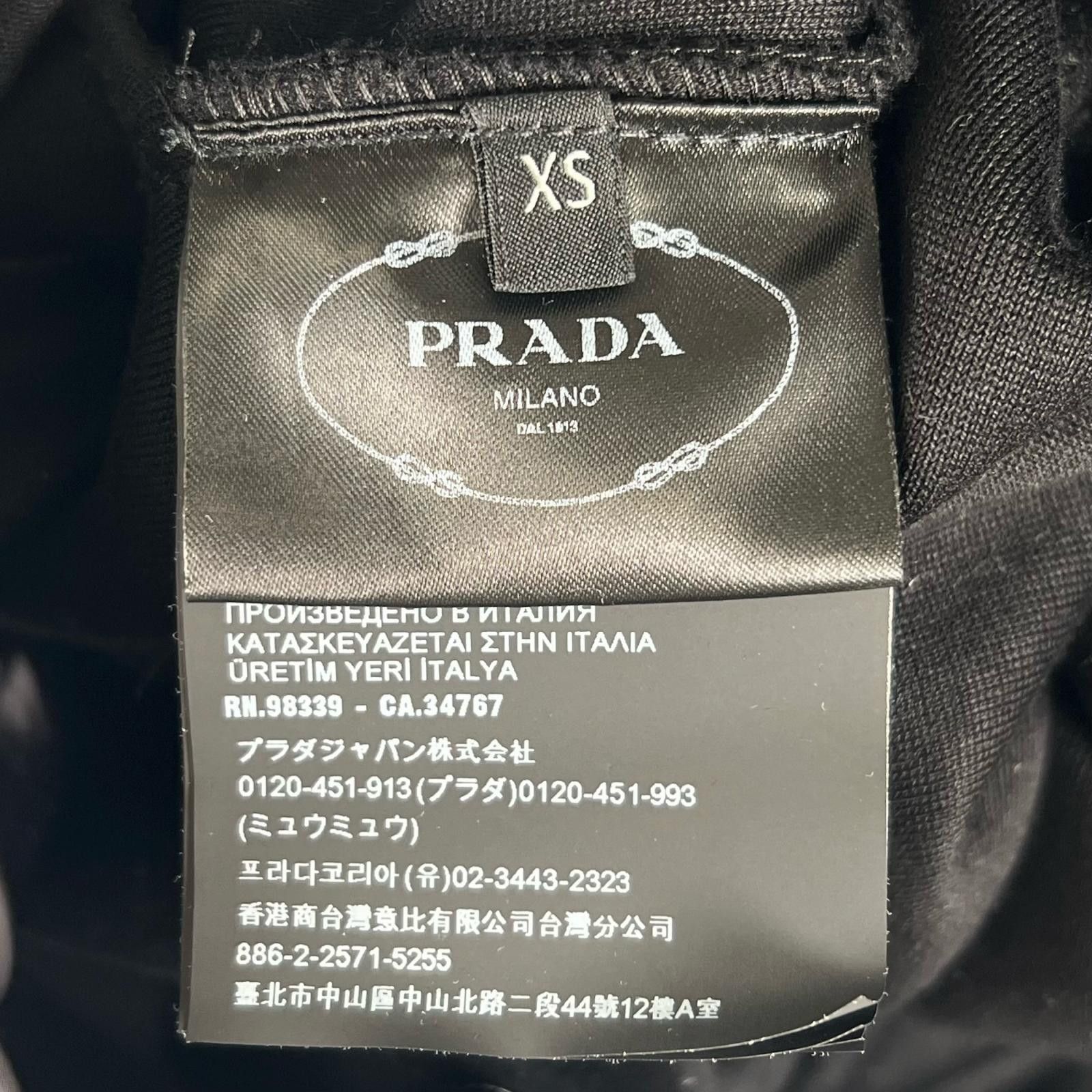 Prada Prada Prada Cotton Polyamide Hoodie Textile Sweatshirts & Hoodies DUTY FREE for USA Size ONE SIZE - 7 Thumbnail
