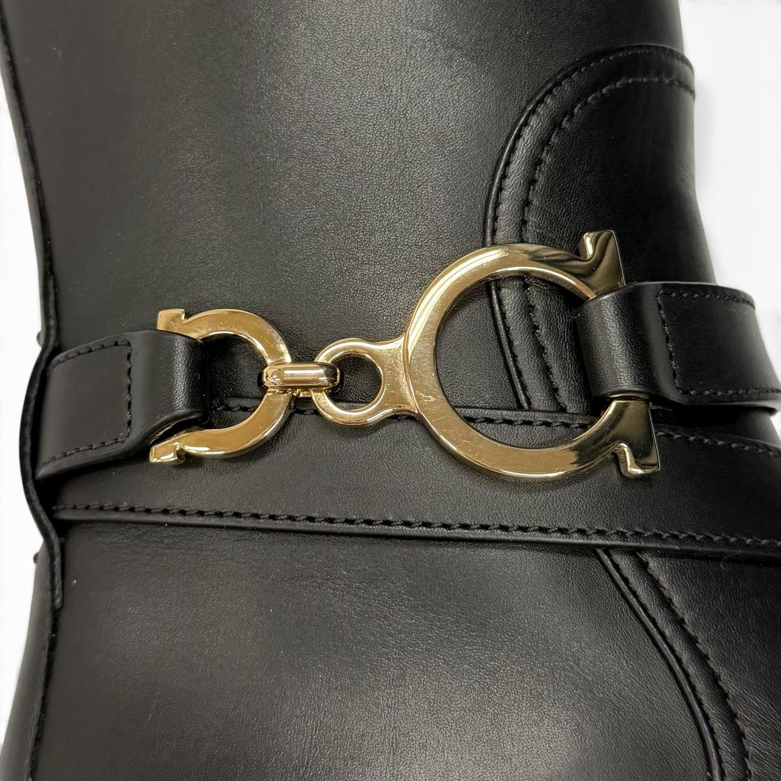 Salvatore Ferragamo Salvatore Ferragamo Salvatore Ferragamo Leather Boots Leather Shoes DUTY FREE for USA Size ONE SIZE - 8 Thumbnail