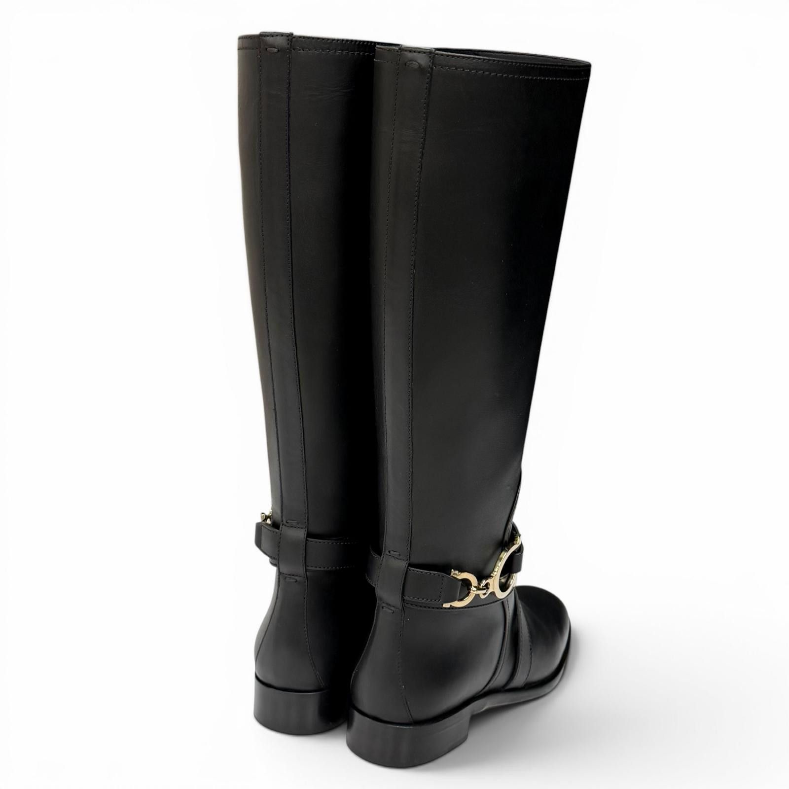 Salvatore Ferragamo Salvatore Ferragamo Salvatore Ferragamo Leather Boots Leather Shoes DUTY FREE for USA Size ONE SIZE - 2 Thumbnail