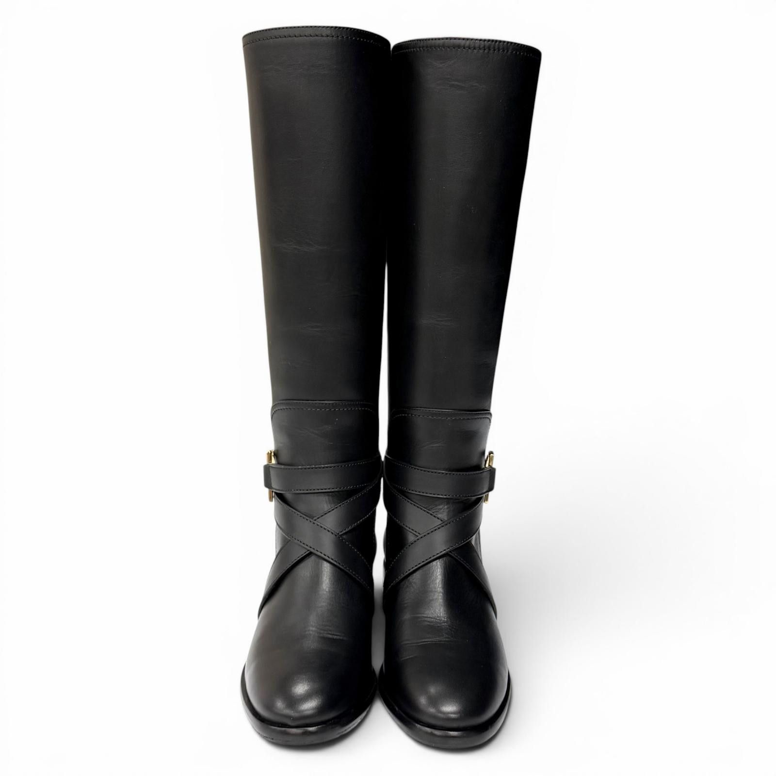 Salvatore Ferragamo Salvatore Ferragamo Salvatore Ferragamo Leather Boots Leather Shoes DUTY FREE for USA Size ONE SIZE - 3 Thumbnail