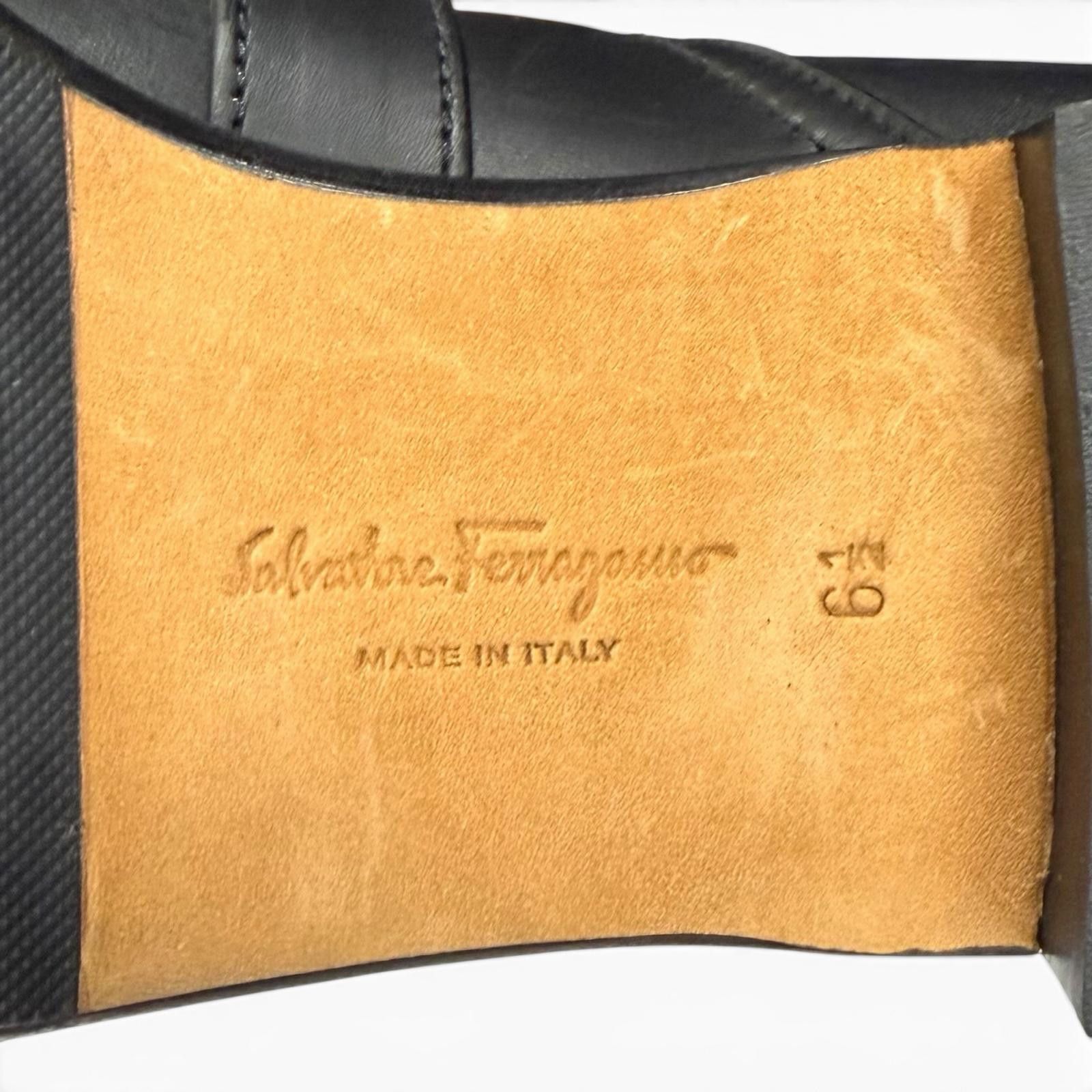 Salvatore Ferragamo Salvatore Ferragamo Salvatore Ferragamo Leather Boots Leather Shoes DUTY FREE for USA Size ONE SIZE - 11 Thumbnail