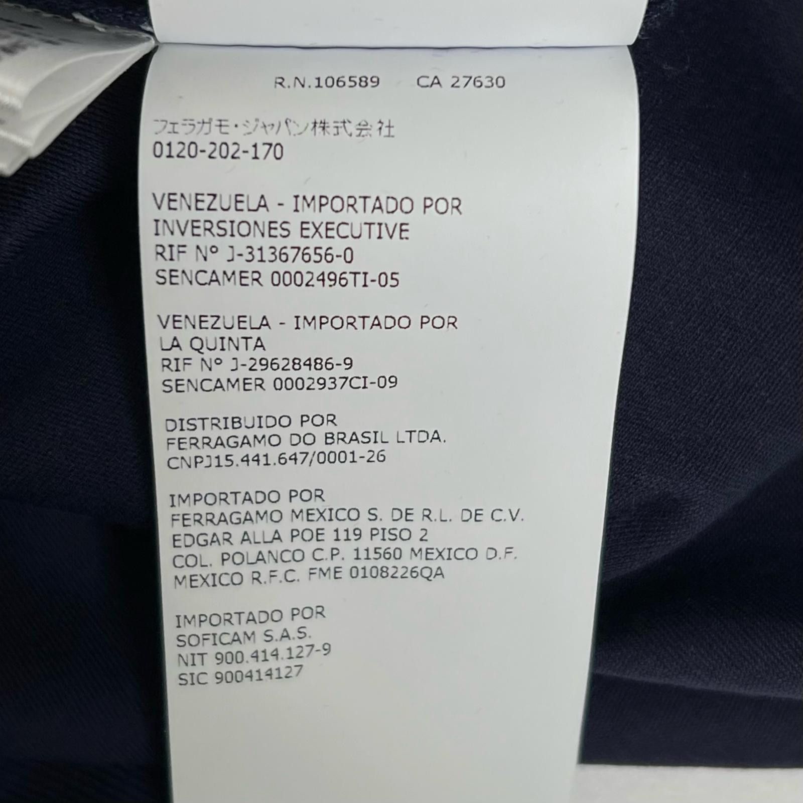 Salvatore Ferragamo Salvatore Ferragamo Salvatore Ferragamo Cotton Short Sleeve T Shirt Textile T-Shirts DUTY FREE for USA Size ONE SIZE - 10 Thumbnail