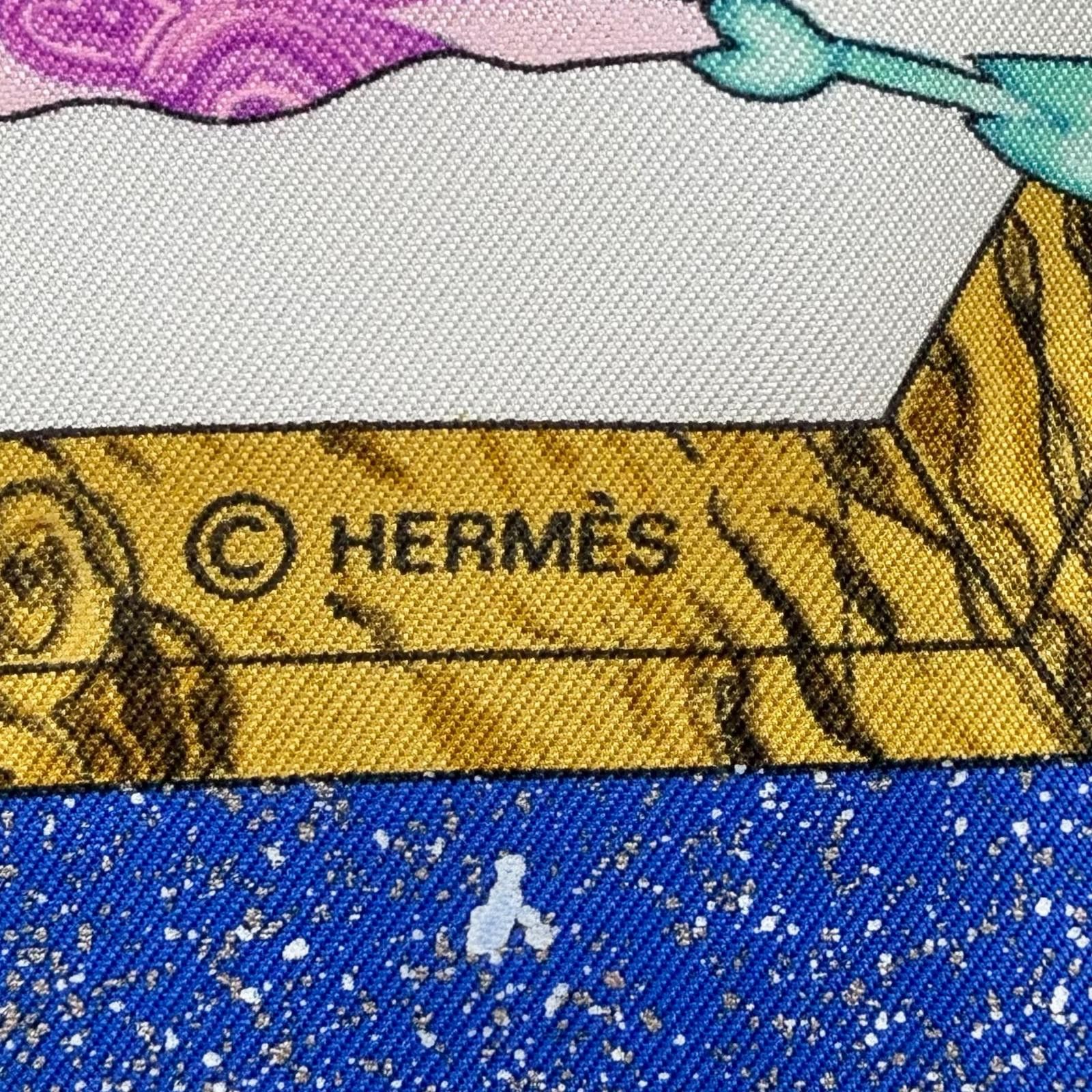 Hermes Hermes Hermes Pierres d'Orient et d'Occident Silk Scarf Textile Scarf DUTY FREE for USA Size ONE SIZE - 8 Thumbnail