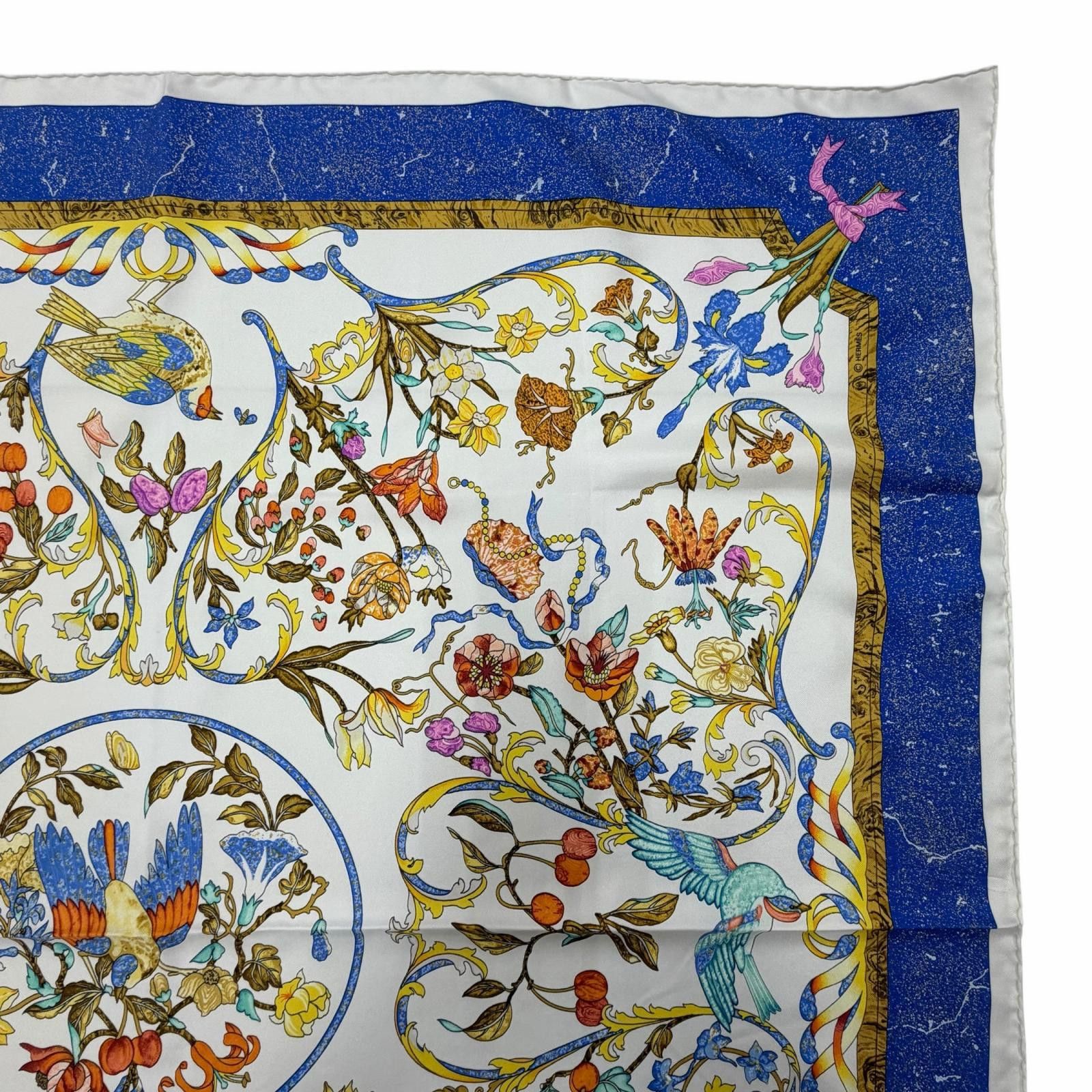Hermes Hermes Hermes Pierres d'Orient et d'Occident Silk Scarf Textile Scarf DUTY FREE for USA Size ONE SIZE - 3 Thumbnail