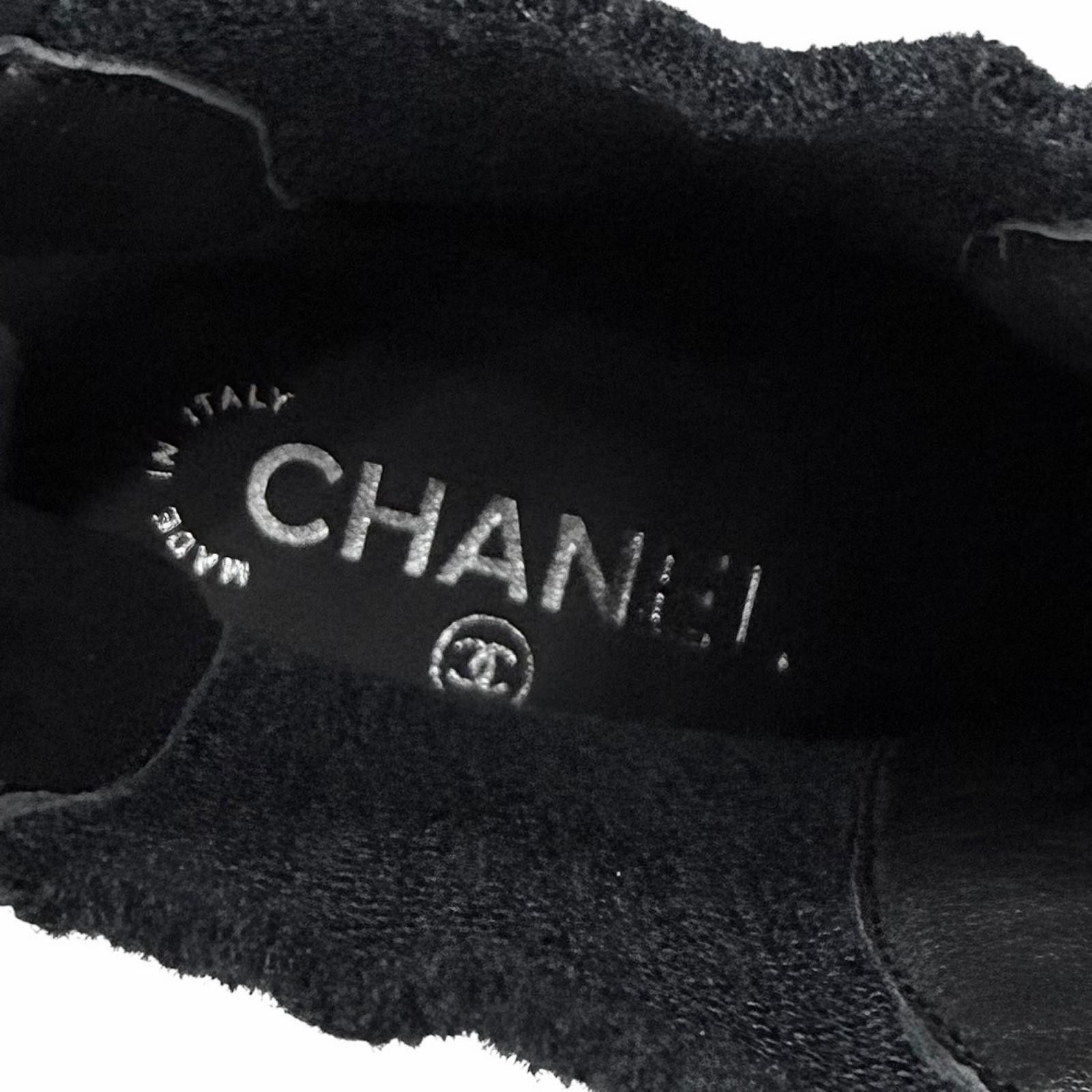 Chanel Chanel Chanel Suede Short Boots Leather Shoes G45190 DUTY FREE for USA Size ONE SIZE - 10 Thumbnail