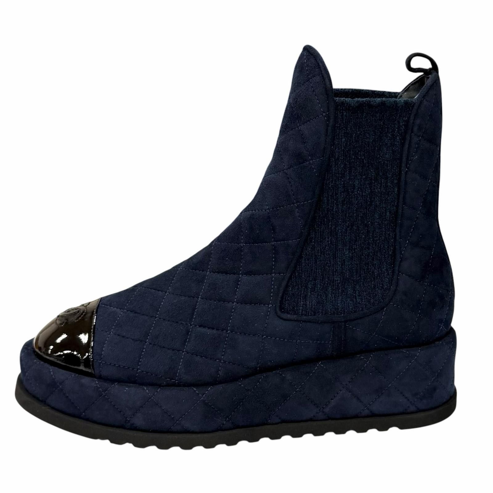 Chanel Chanel Chanel Suede Short Boots Leather Shoes G45190 DUTY FREE for USA Size ONE SIZE - 5 Thumbnail