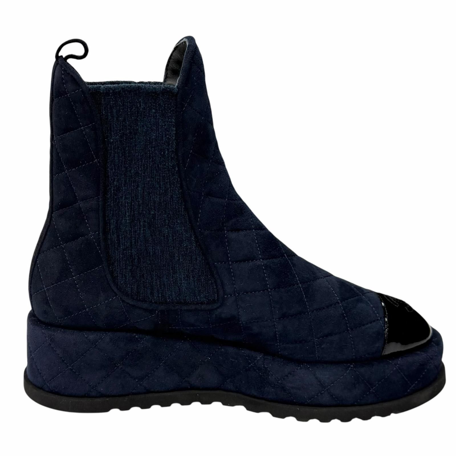 Chanel Chanel Chanel Suede Short Boots Leather Shoes G45190 DUTY FREE for USA Size ONE SIZE - 6 Thumbnail
