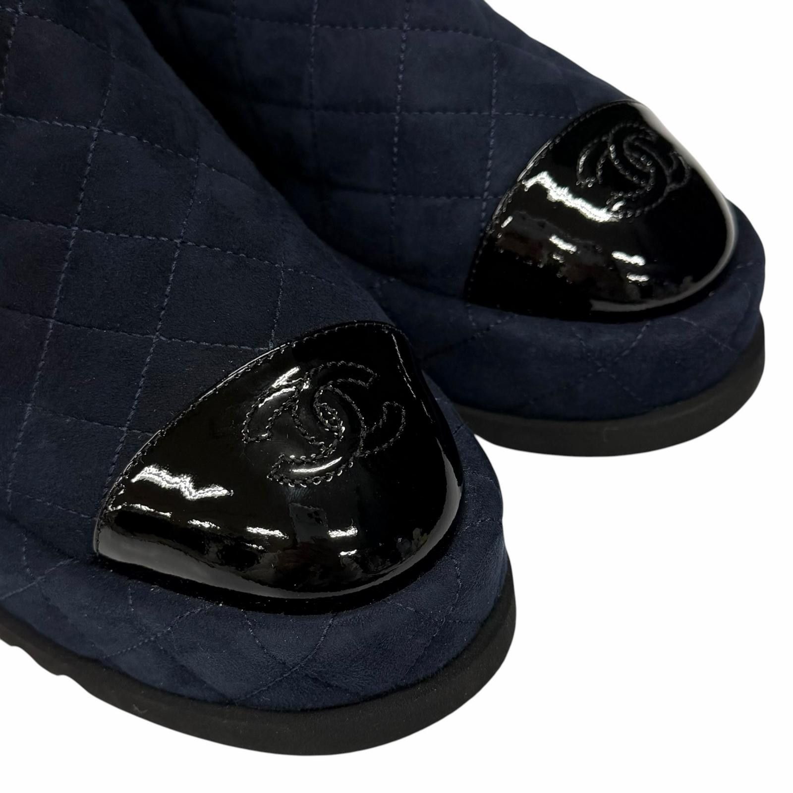 Chanel Chanel Chanel Suede Short Boots Leather Shoes G45190 DUTY FREE for USA Size ONE SIZE - 8 Thumbnail