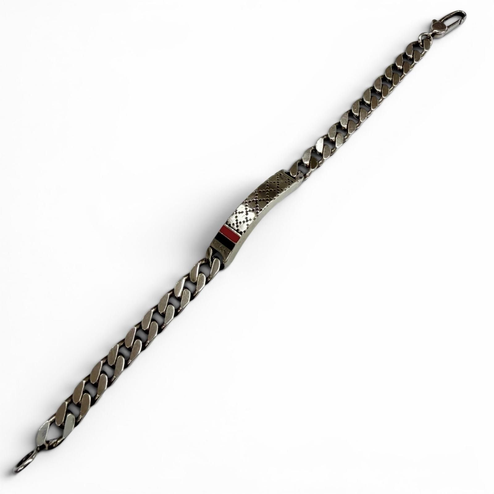 Gucci Gucci Gucci Diamante Web Stripe AG925 Bracelet Precious Metal Bracelet DUTY FREE for USA Size ONE SIZE - 2 Thumbnail